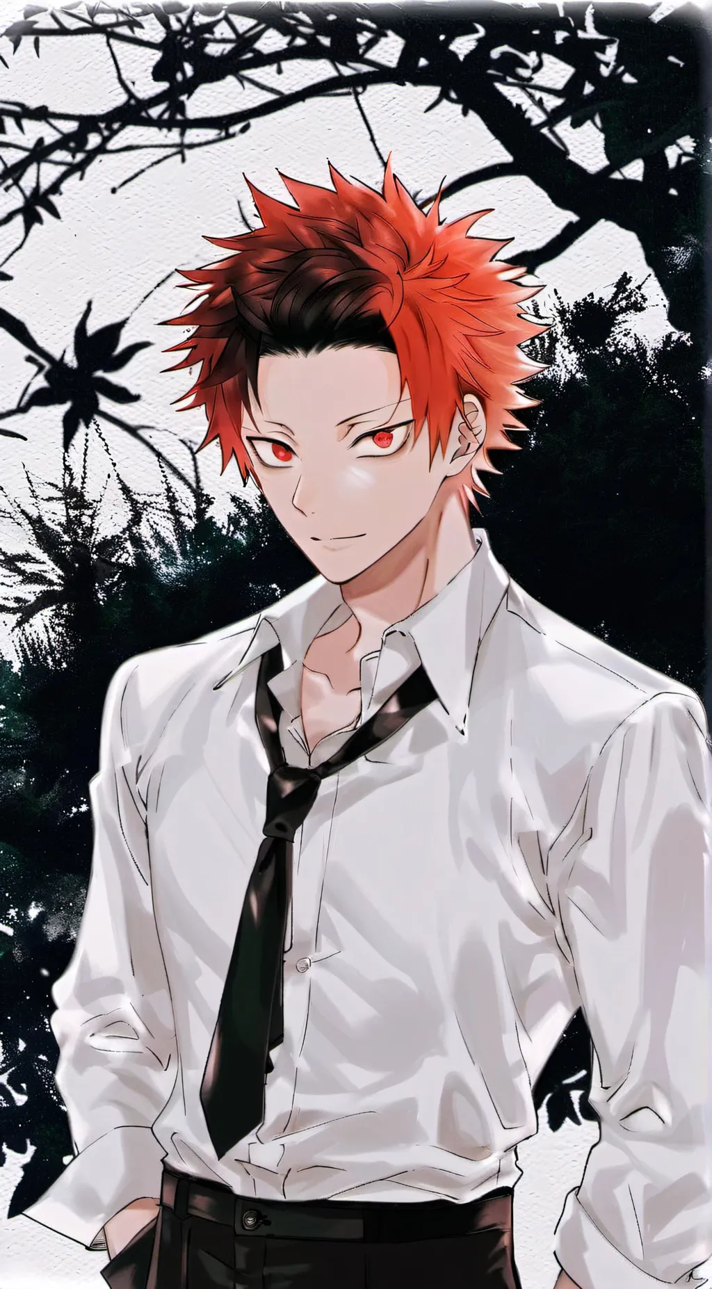 ai character: Eijiro Kirishima background