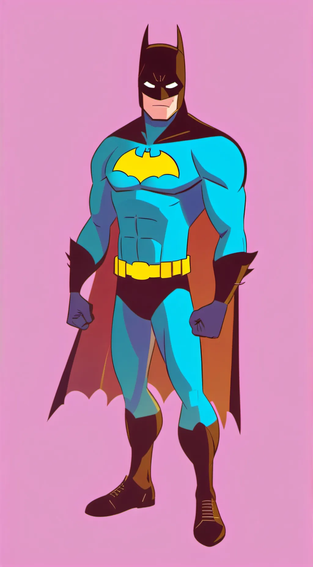 ai character: bat"man" costume background