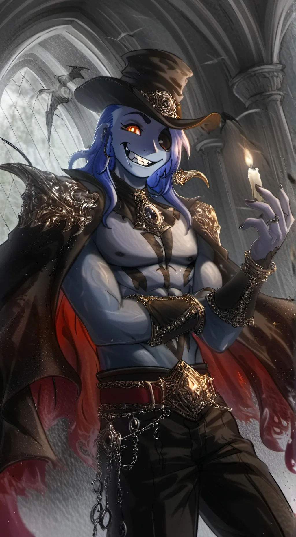 ai character: Ahhh background