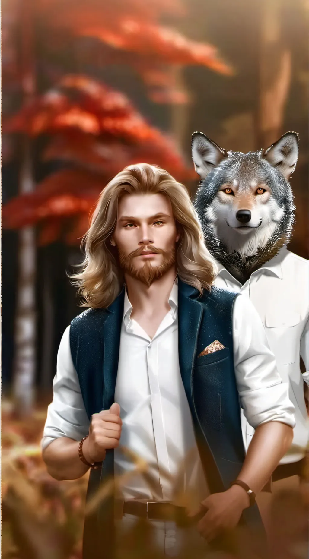 ai character: wolfie background