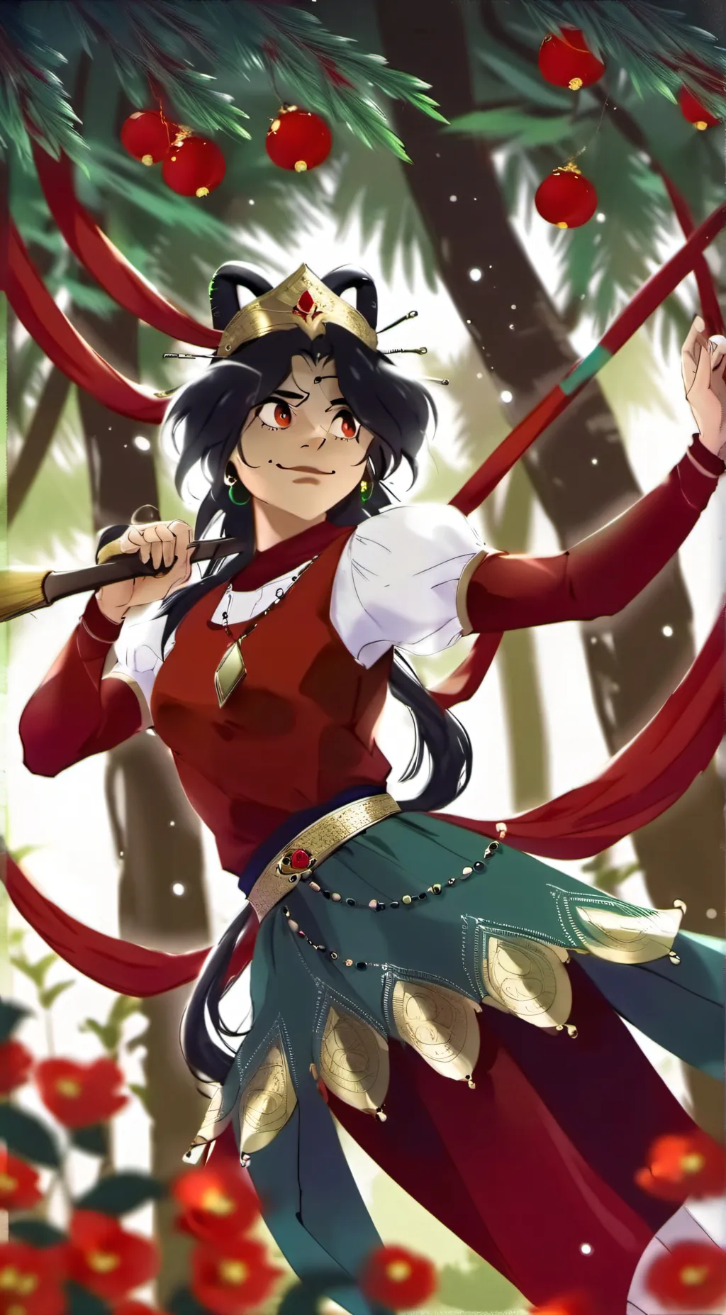 ai character: Rebecca the great background