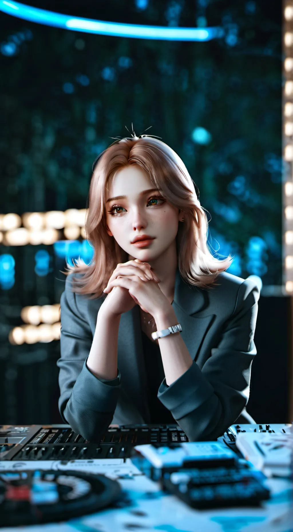 ai character: mha party background