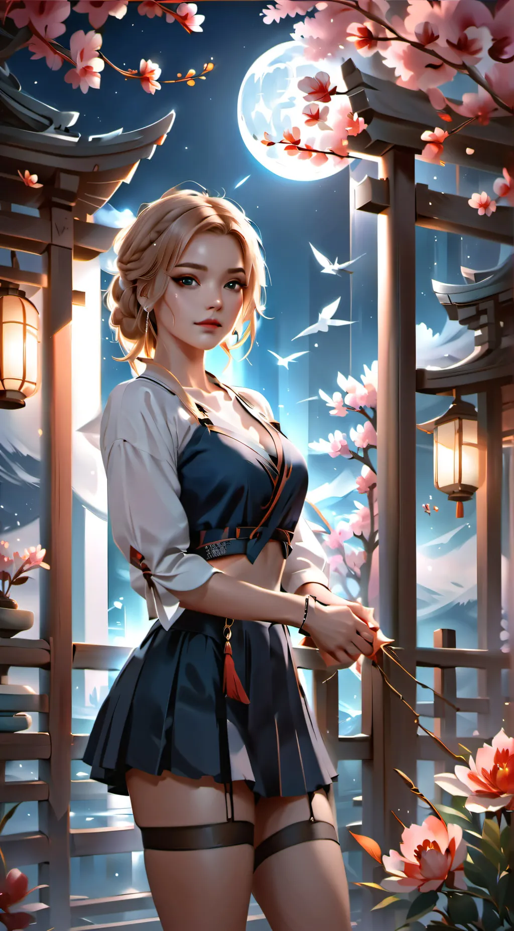 ai character: Crystal background