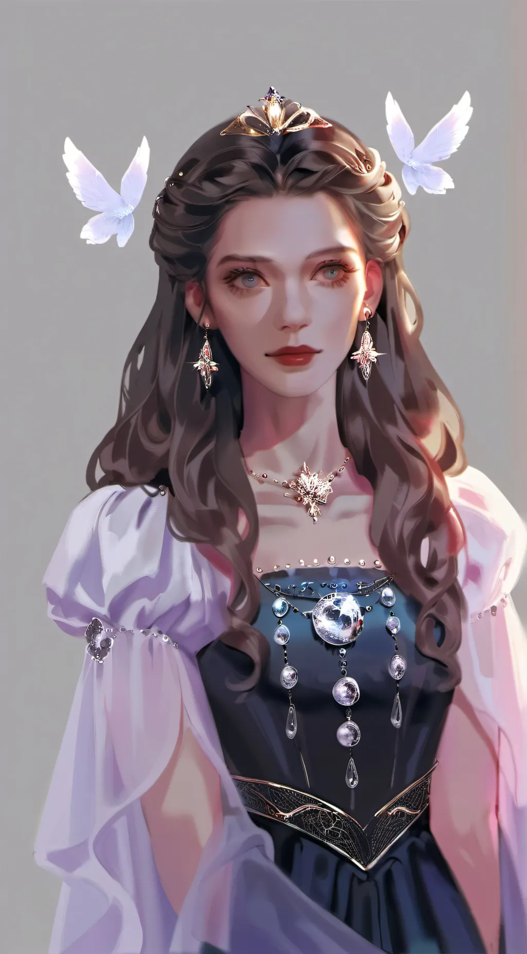 ai character: Aurora background