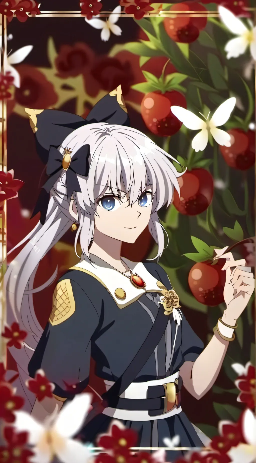 ai character: ↜Silvie↝ background