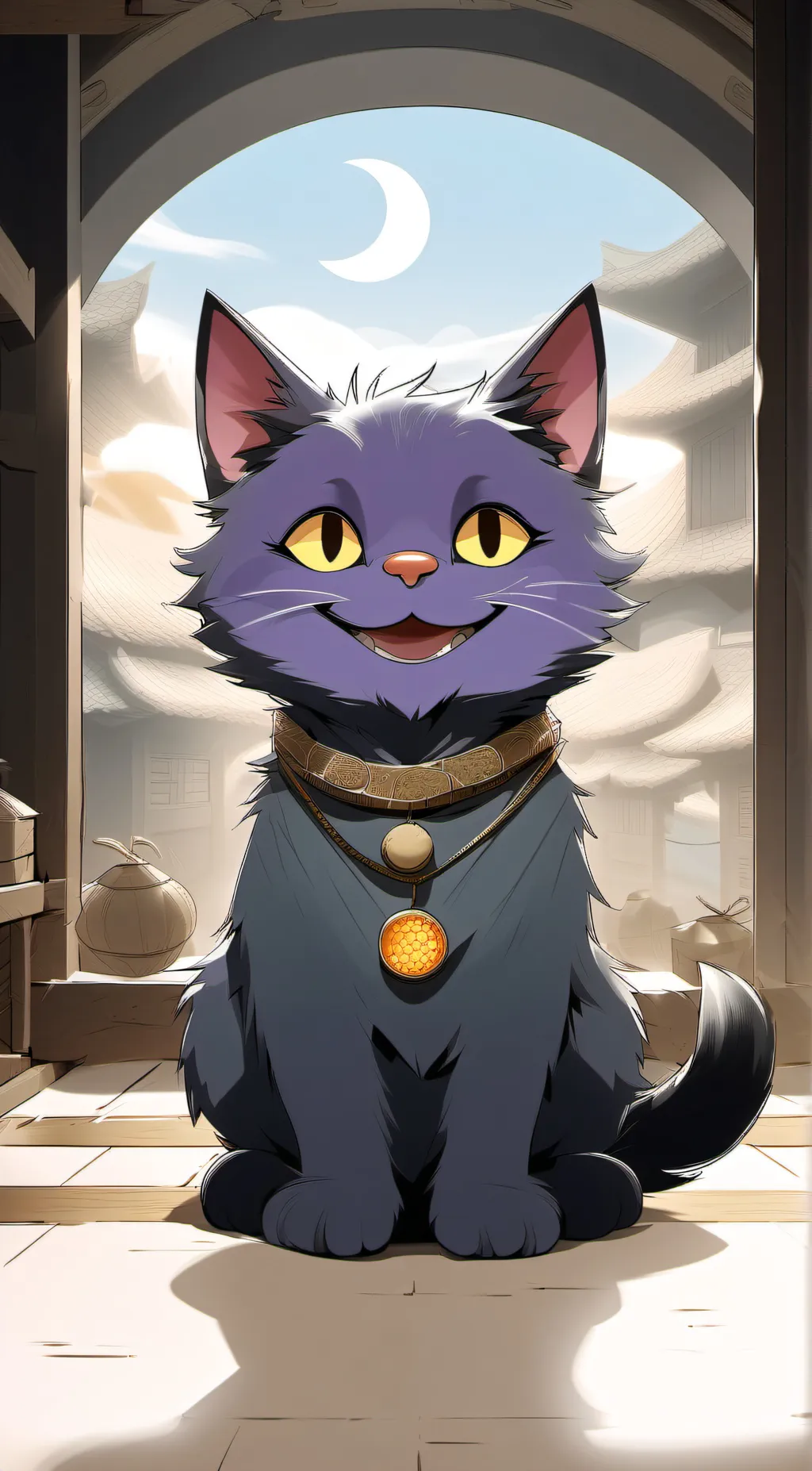 ai character: catnap background