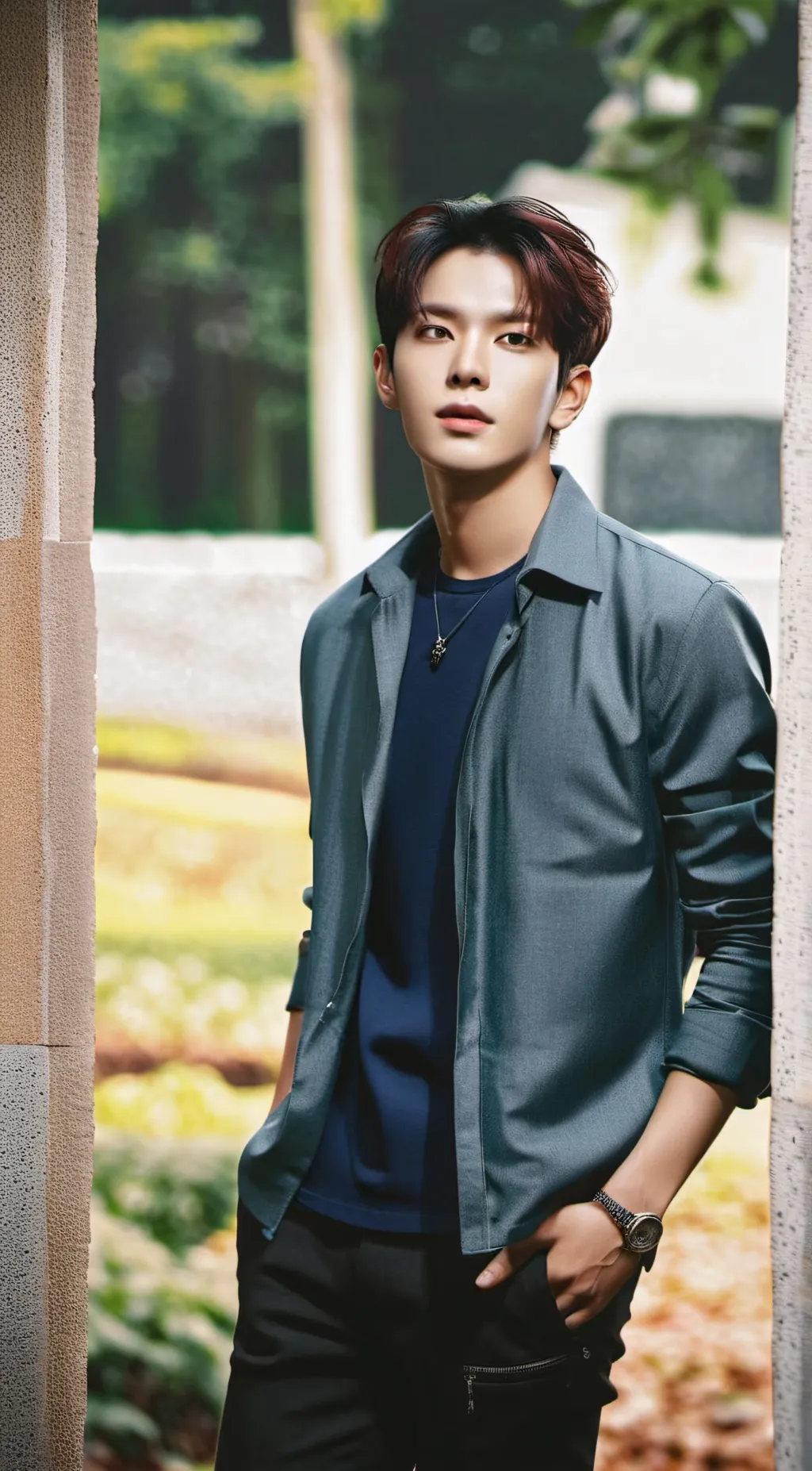 ai character: heeseung  background