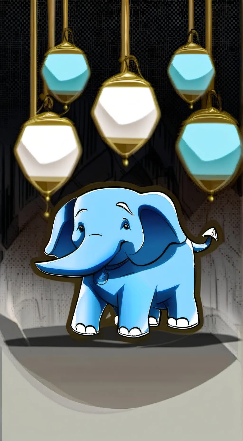 ai character: bubba bubbaphant 😭 background