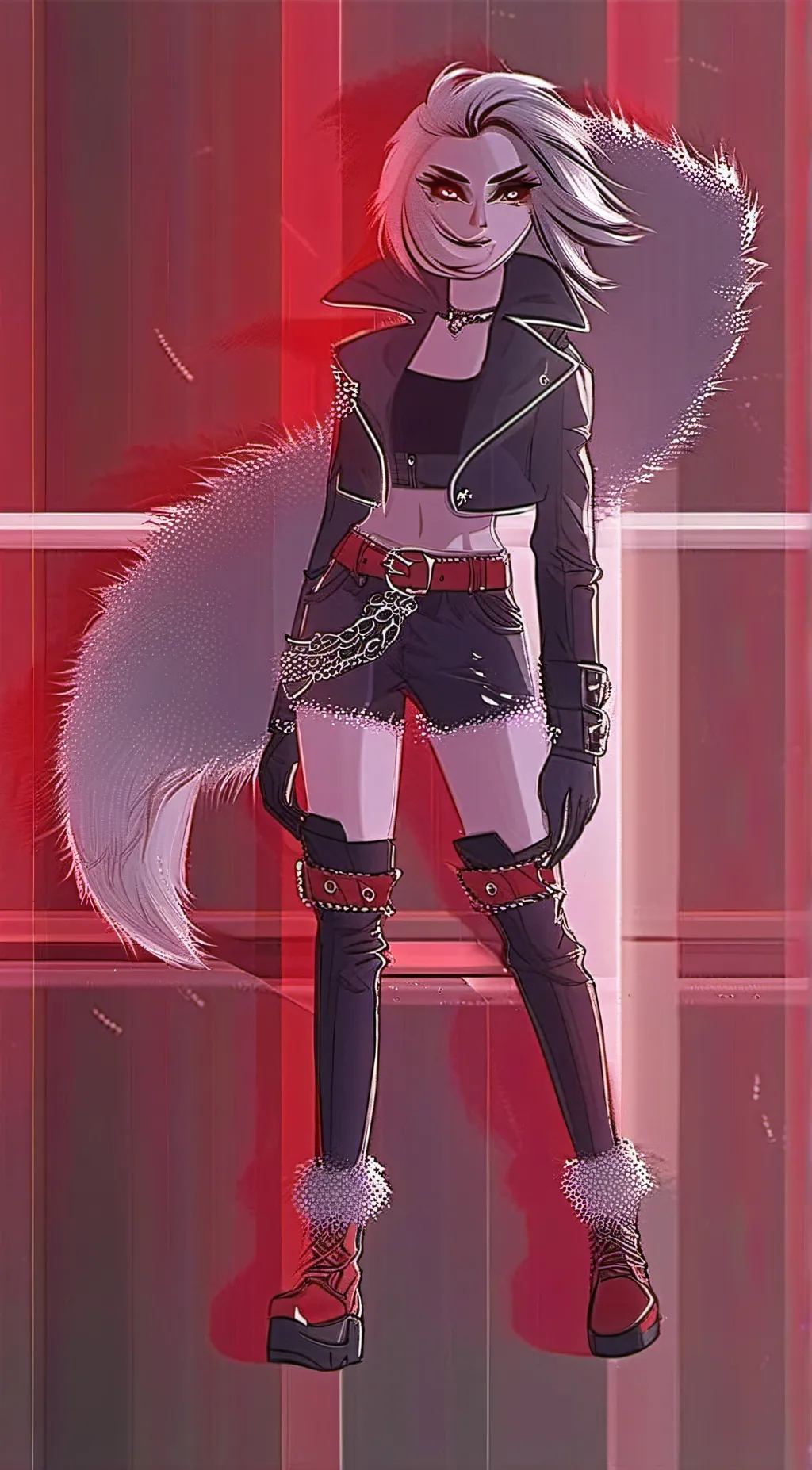 ai character: Loona background