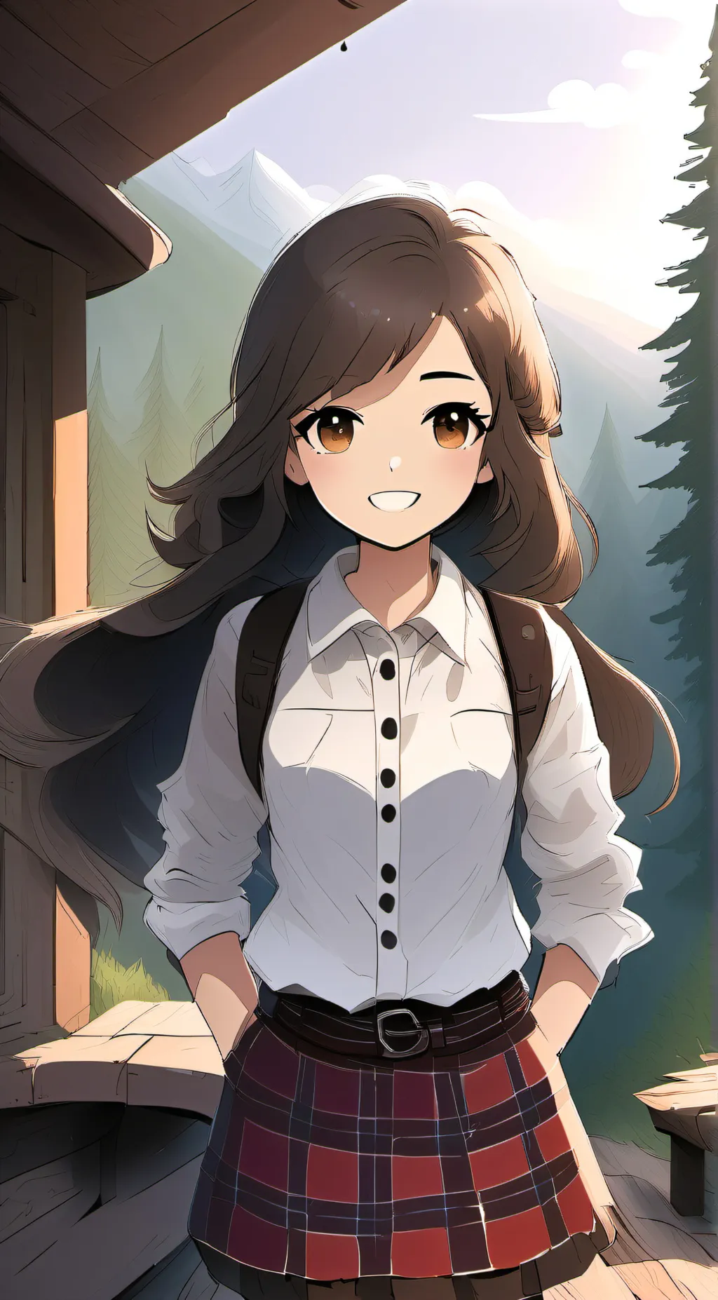 ai character: Lucy ❤ background