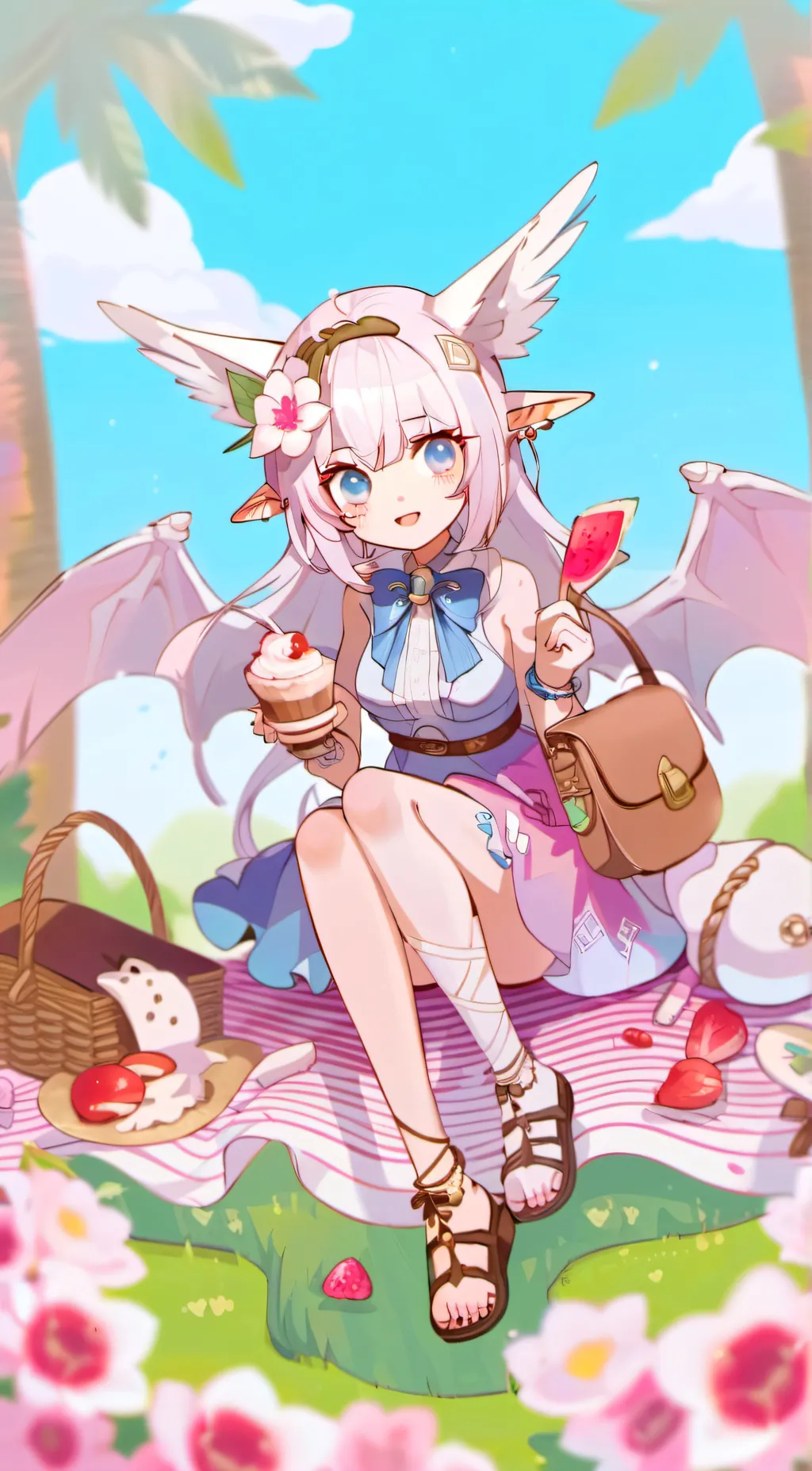 ai character: Angel background