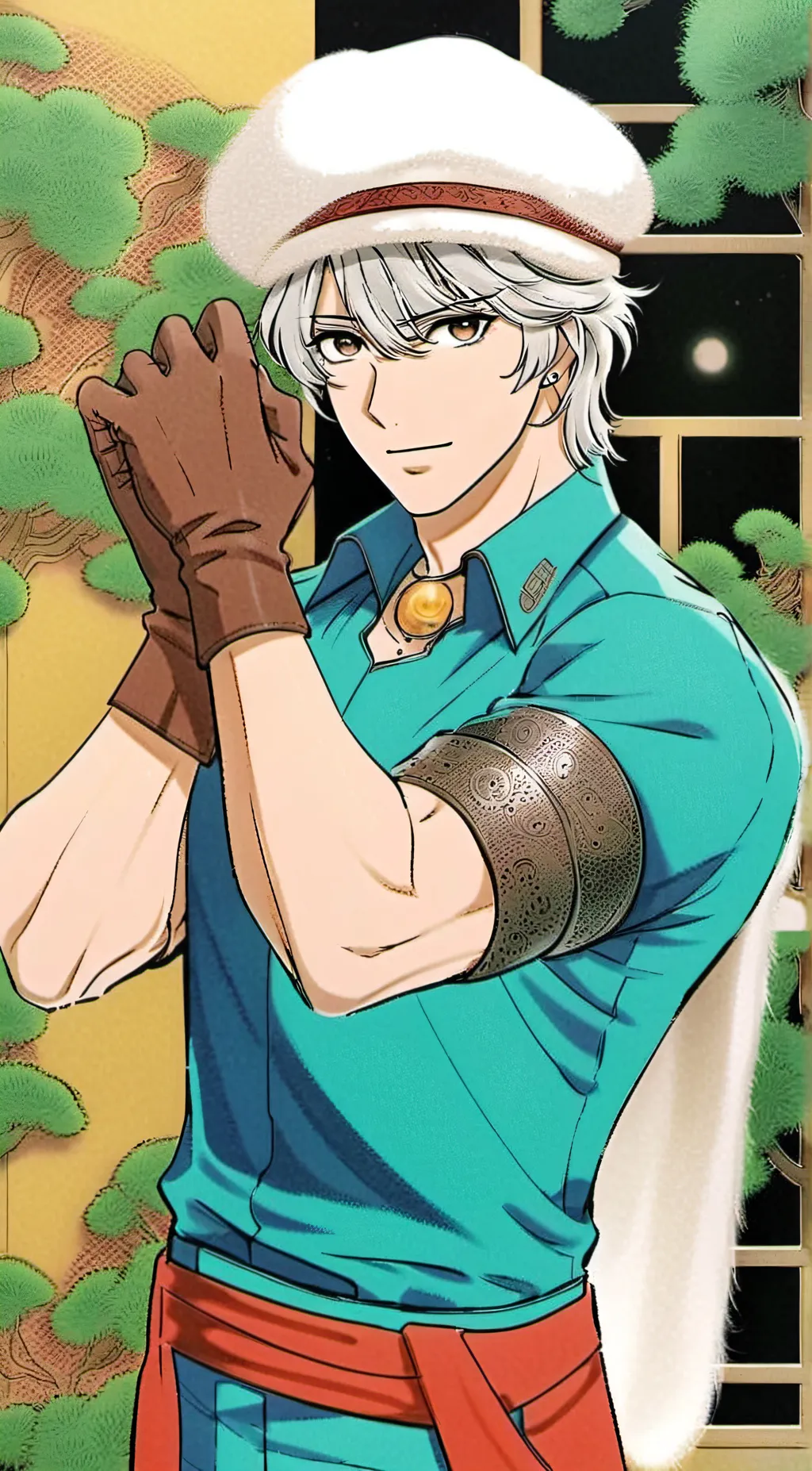 ai character: kevin background