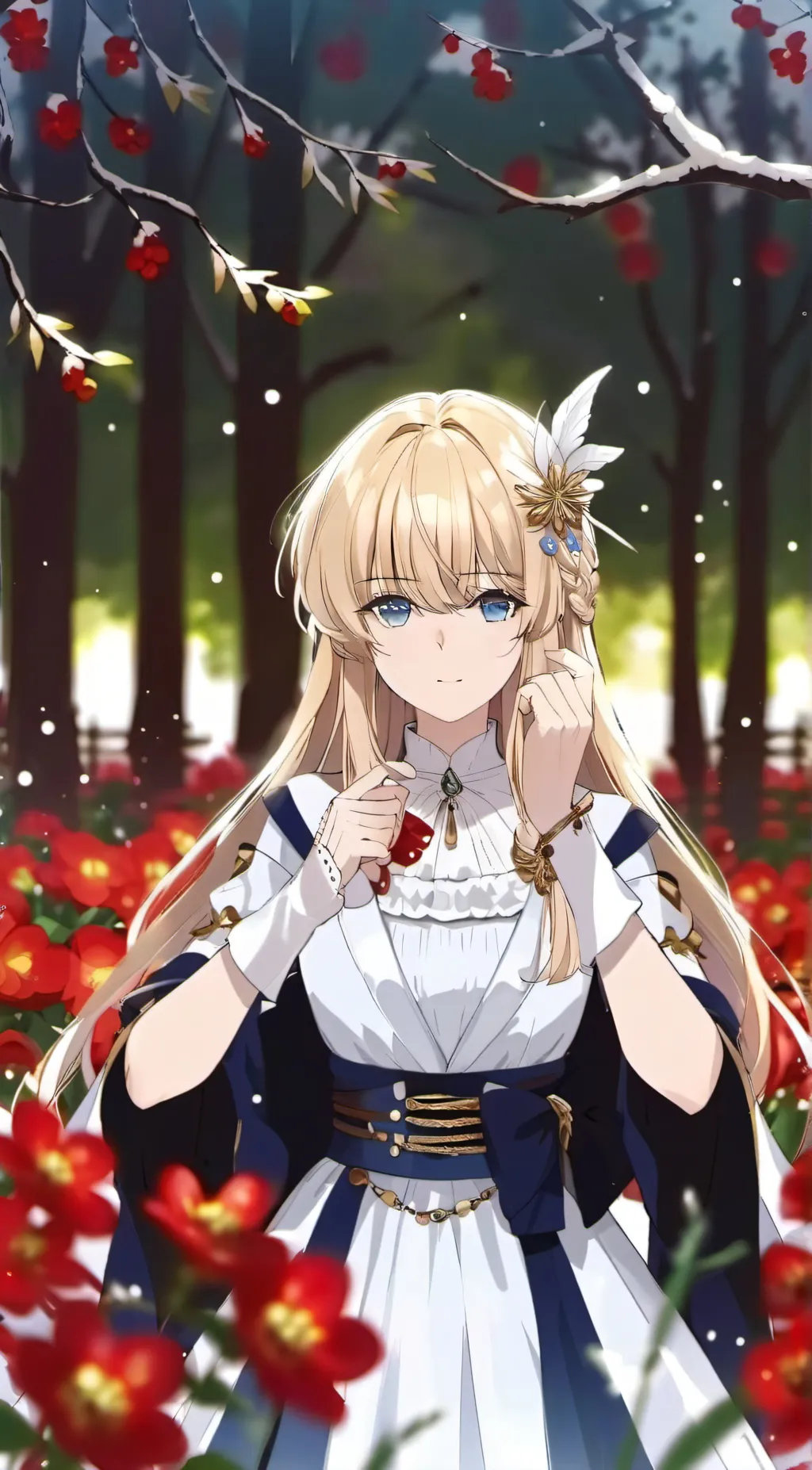 ai character: Beautiful Girl background