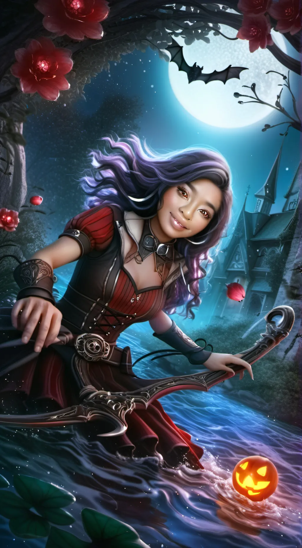 ai character: Vivian Rose background