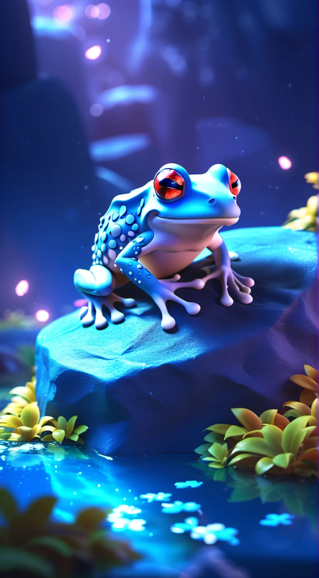 ai character: frogit background