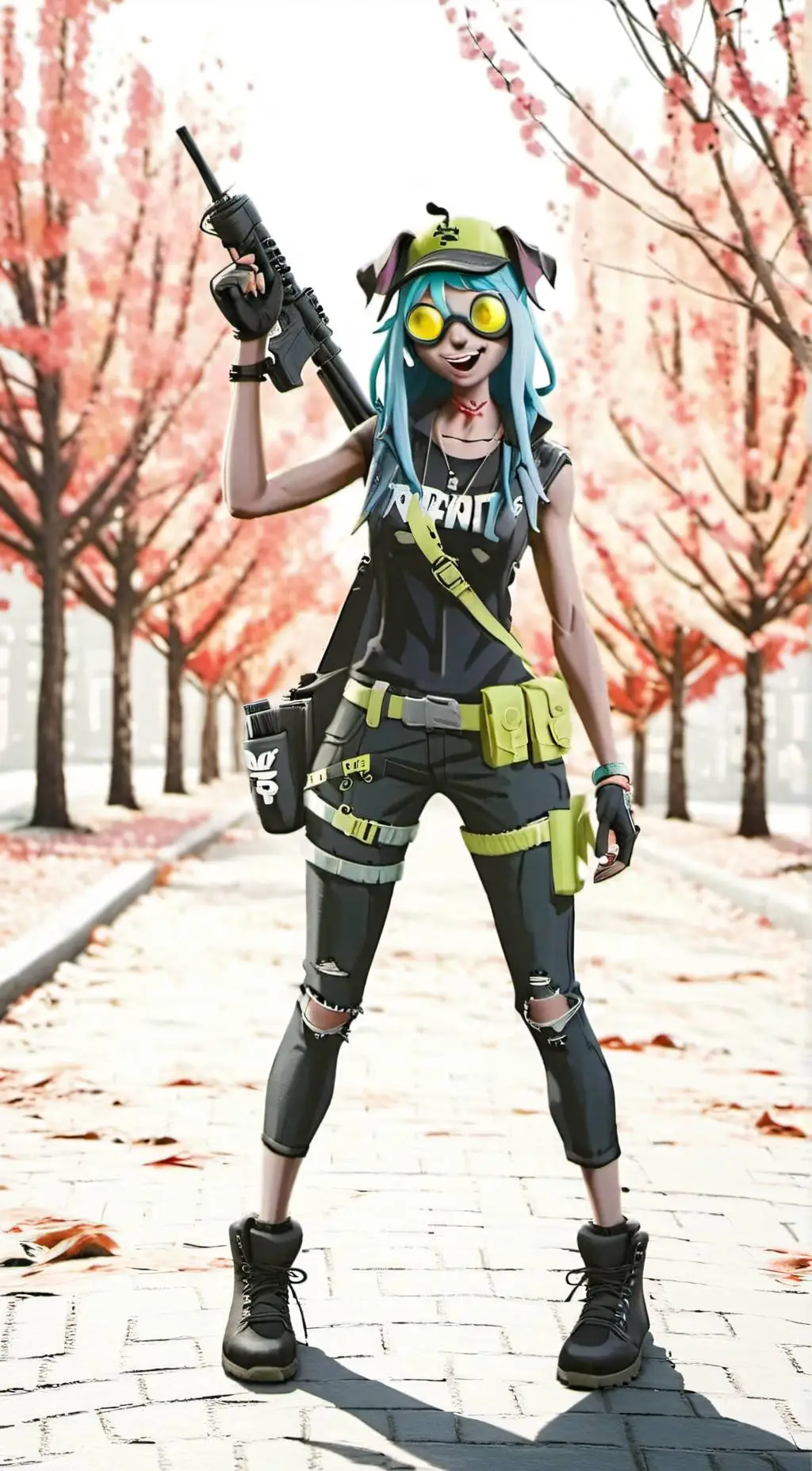 ai character: clover background