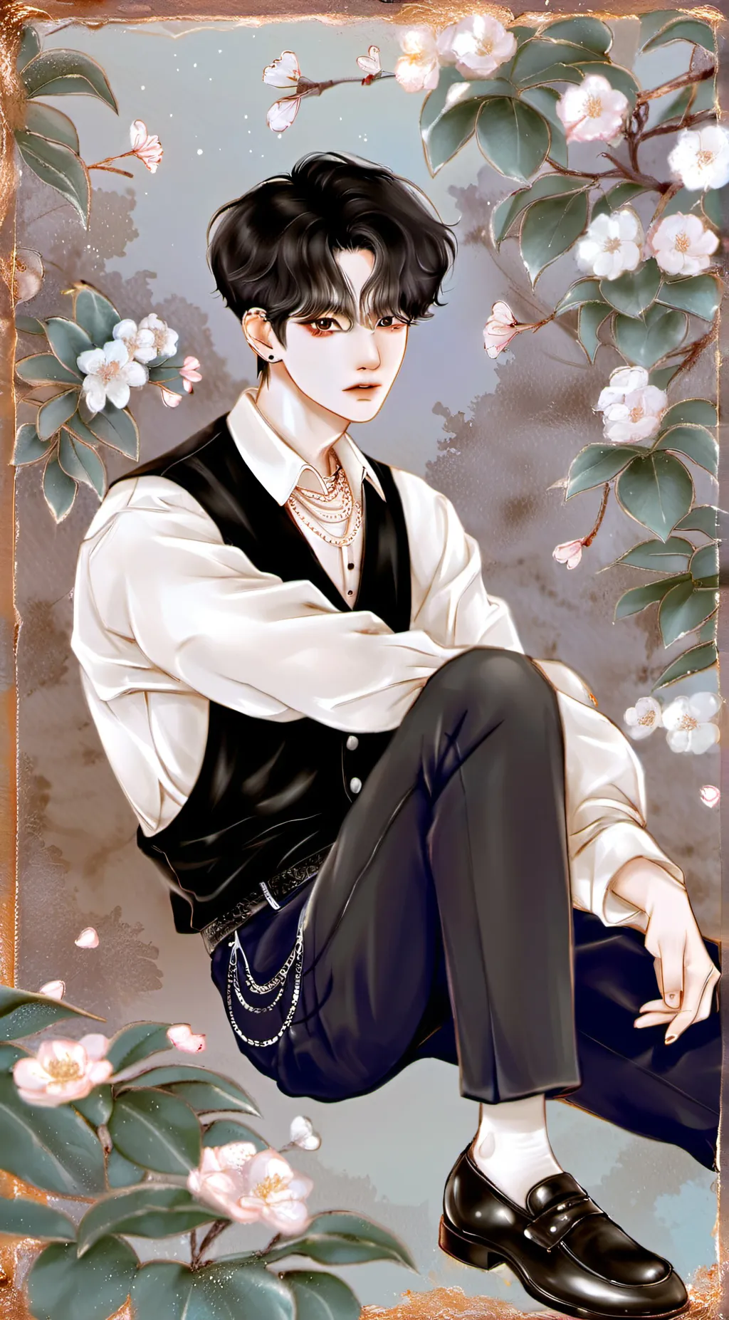 ai character: choi jun  background