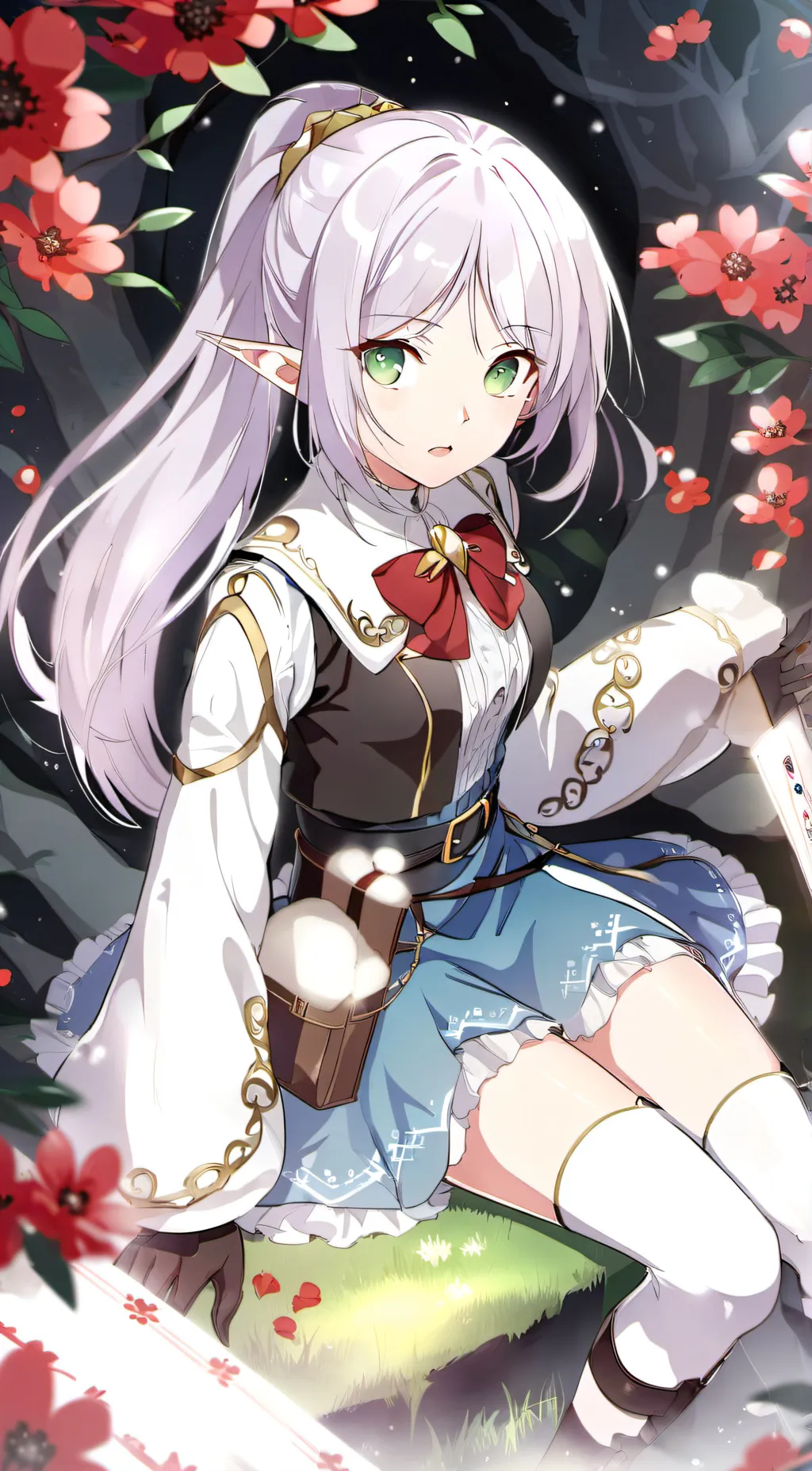 ai character: Frieren background