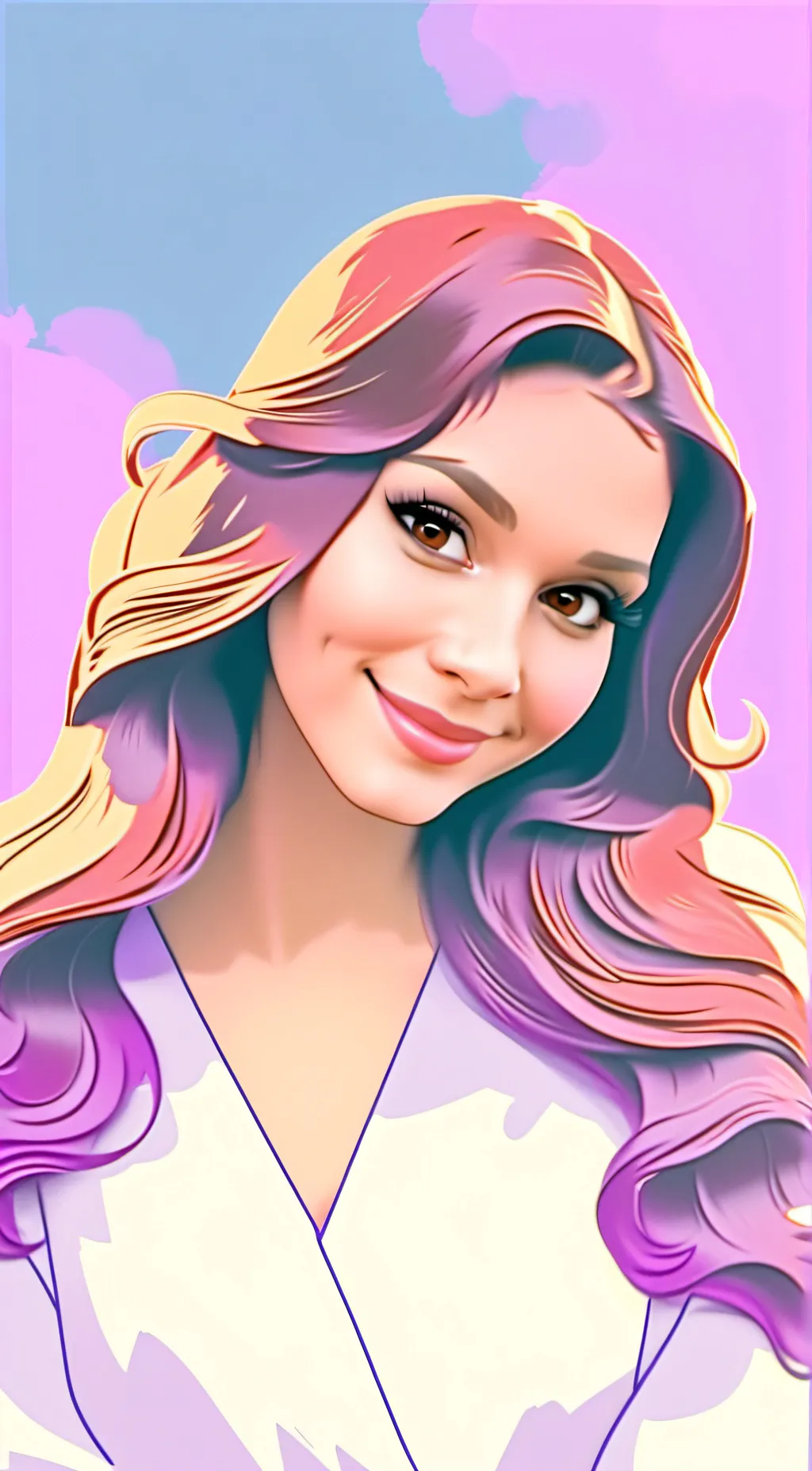 ai character: Ada Digi-Tal background