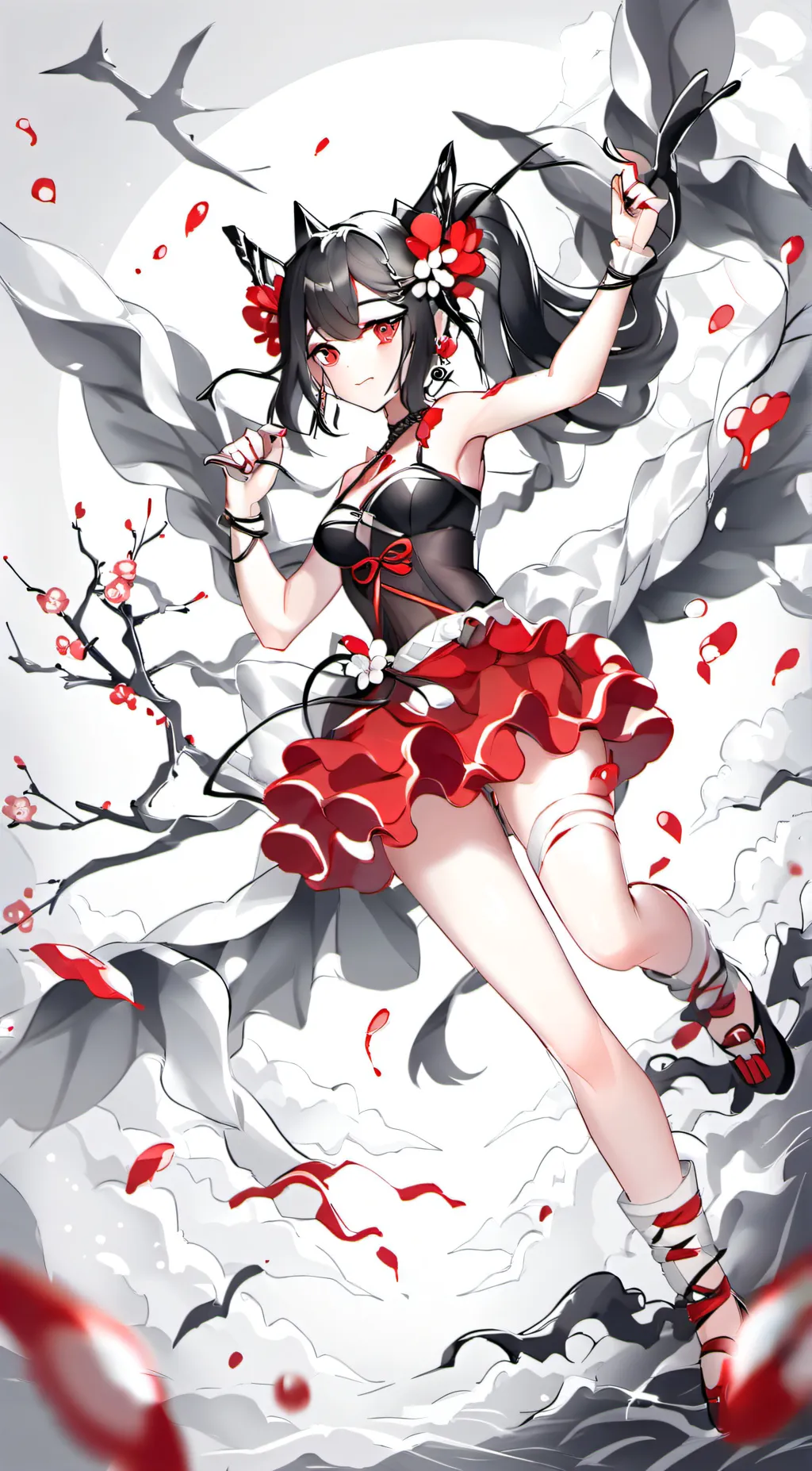 ai character: Cutie girl background