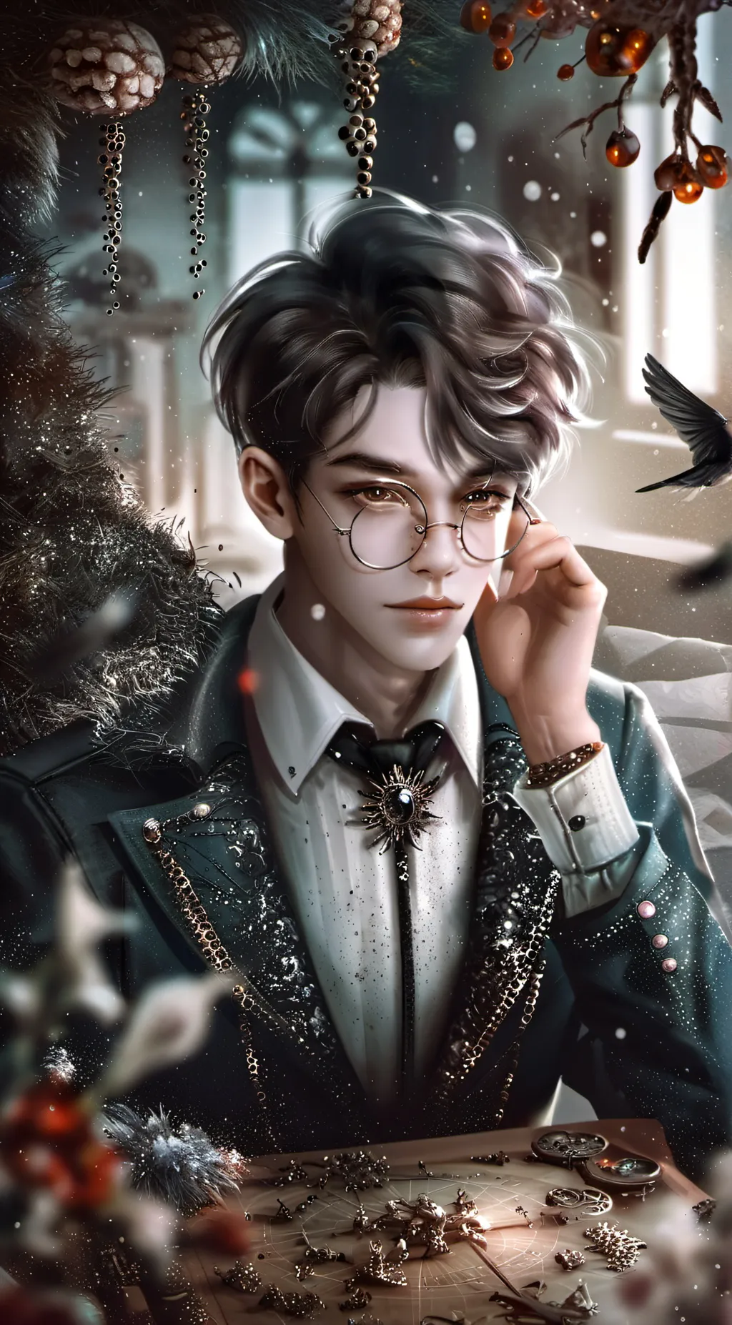 ai character: Woods background