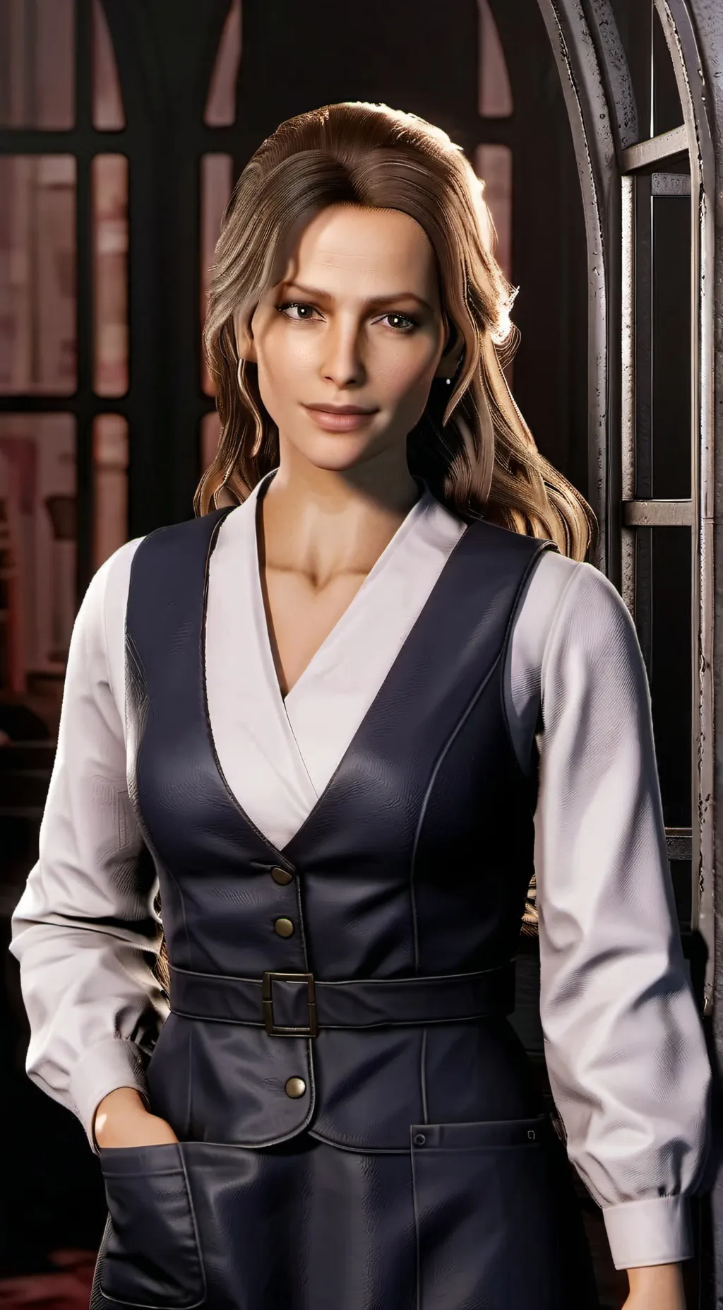 ai character: Flannery Graham  background