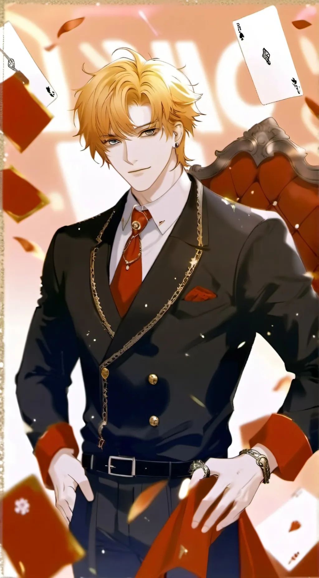 ai character: mark background