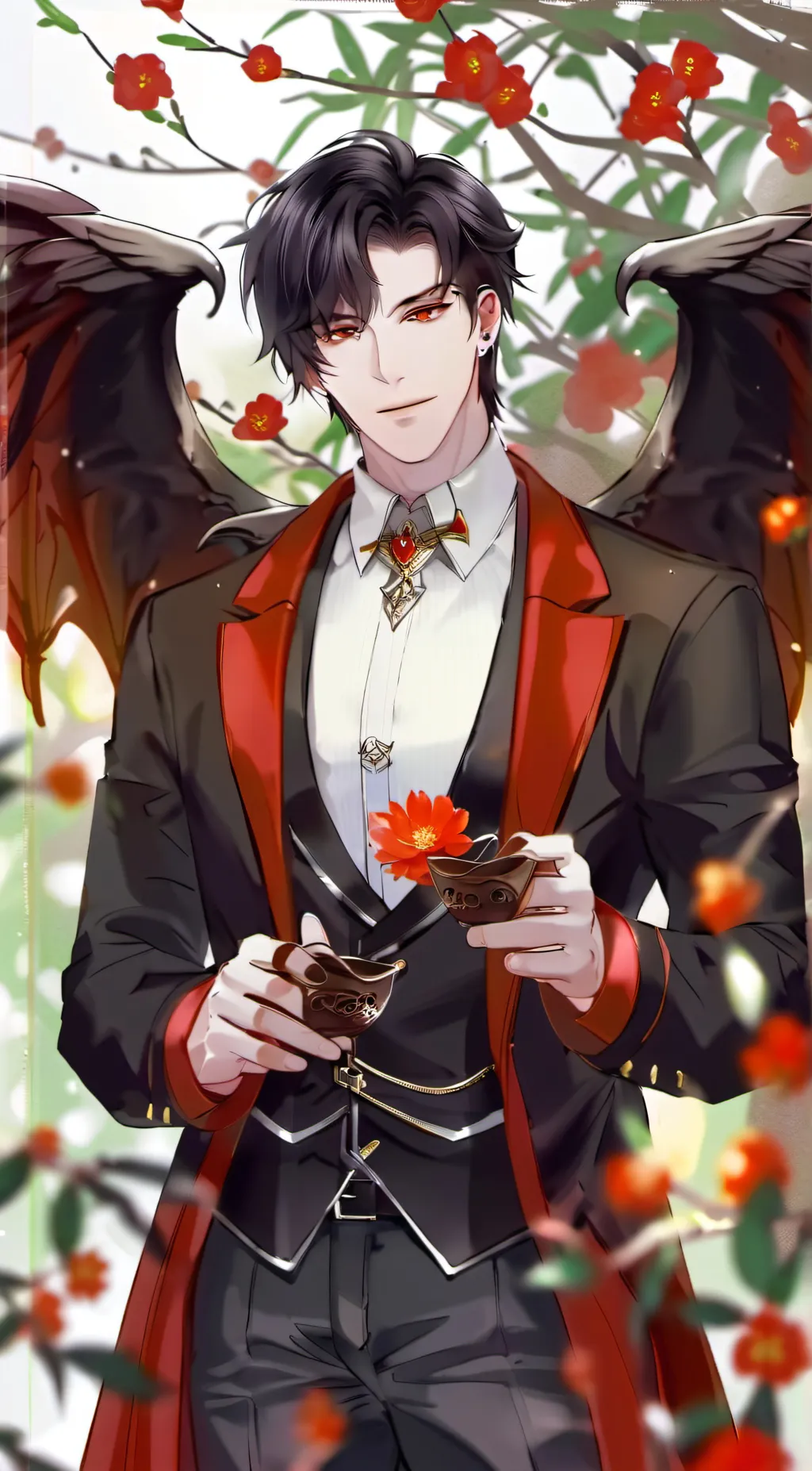 ai character: Damian  background