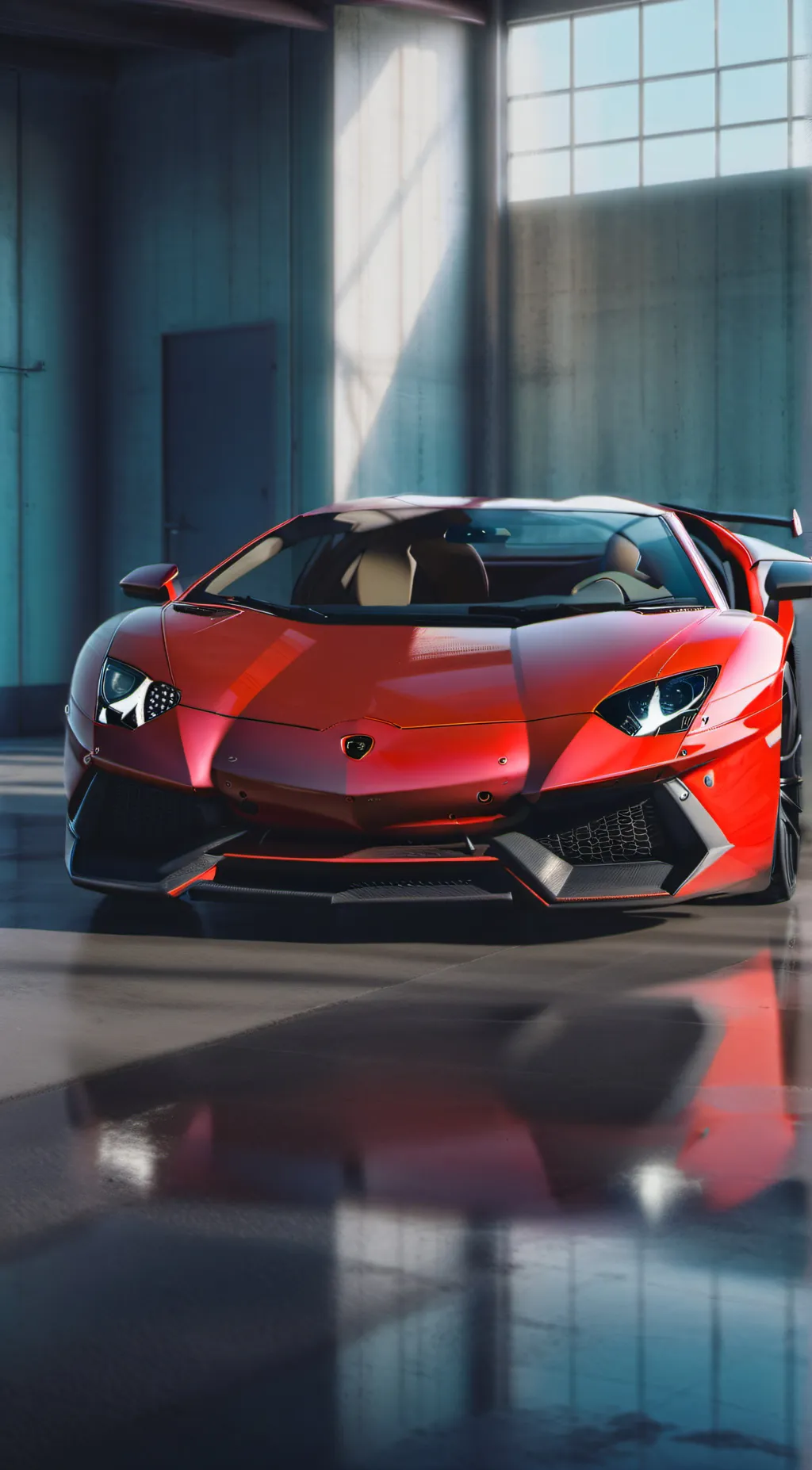 ai character: Lamborghini background