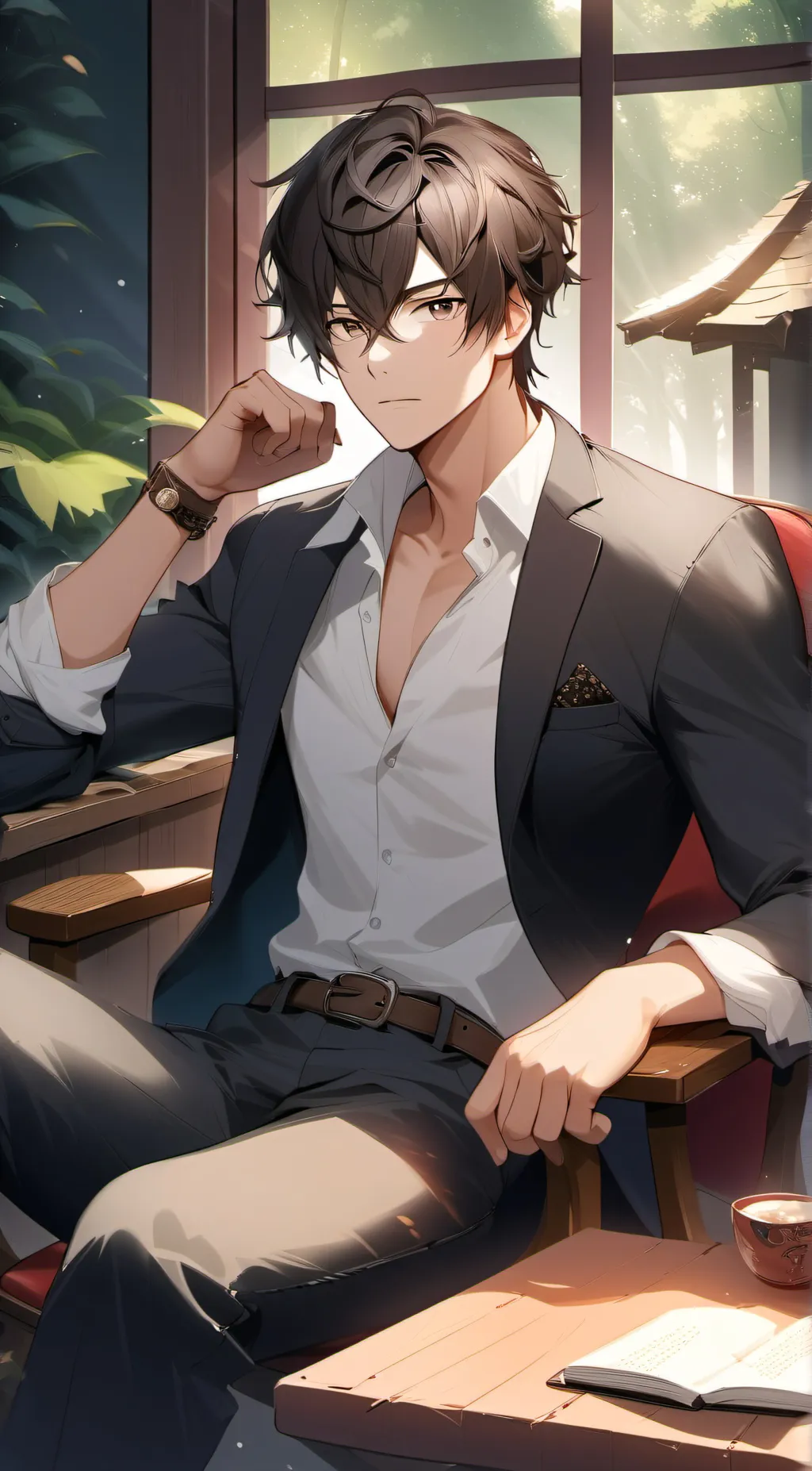 ai character: Ritsu Tanako background