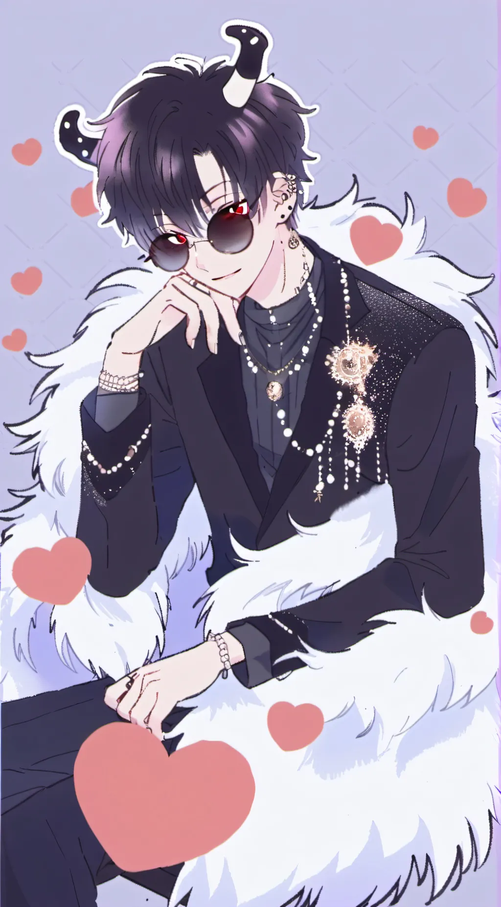 ai character: Valentino  background