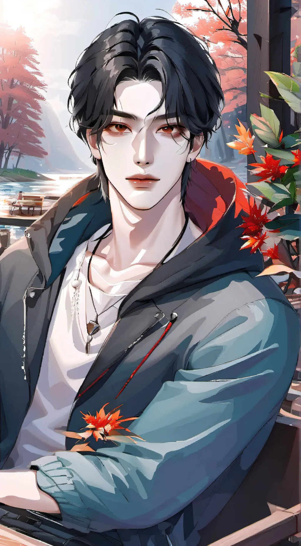 ai character: Ricky  background