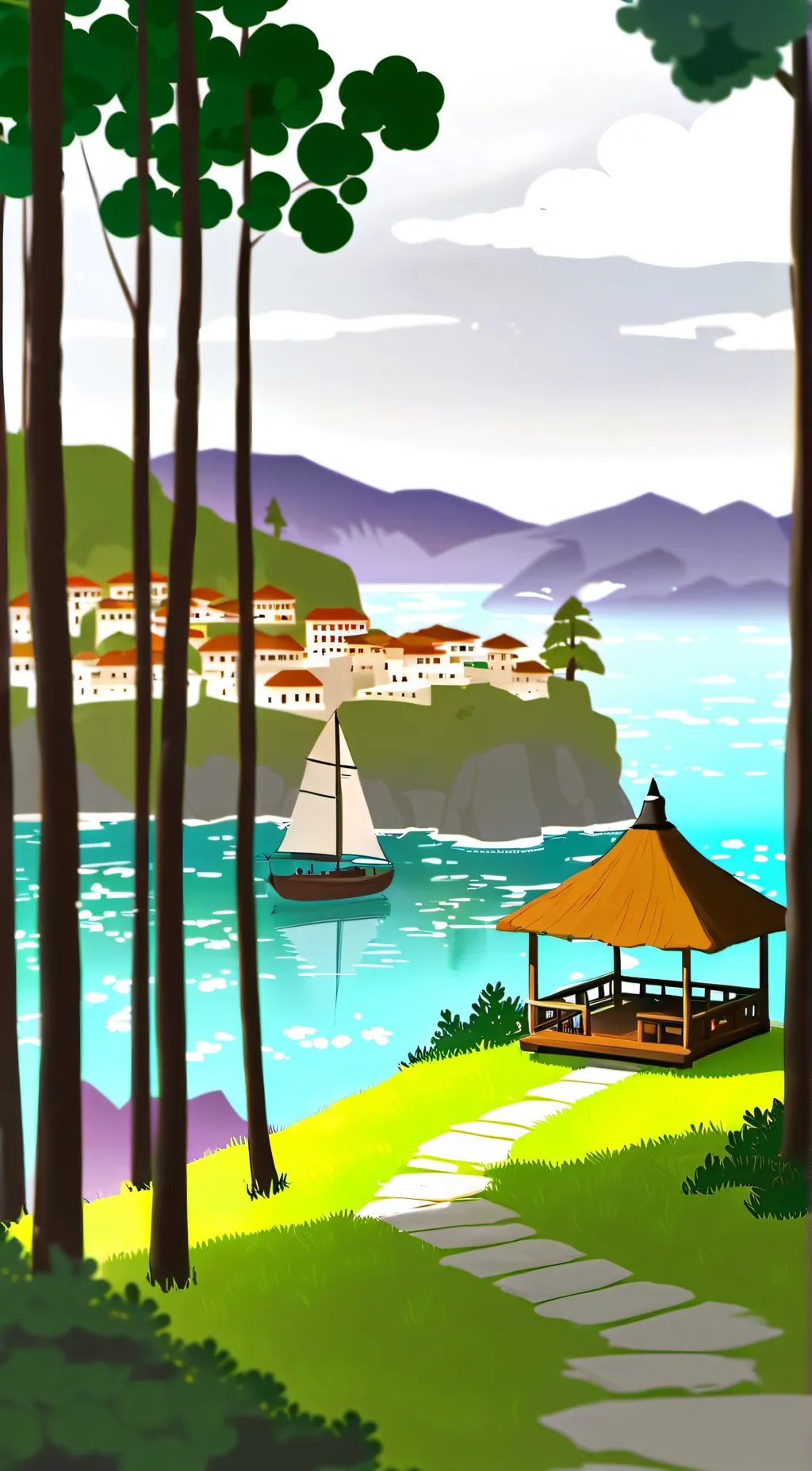 ai character: ♥︎total drama♥︎ background