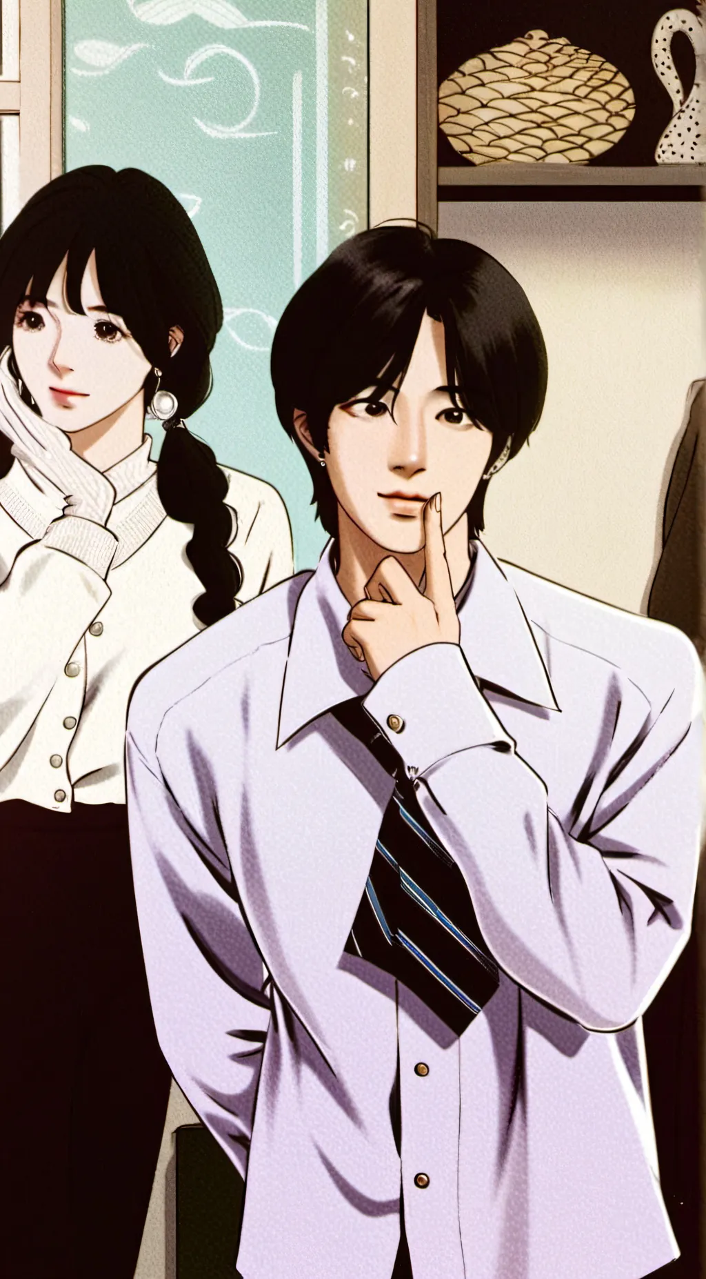 ai character: JUNGWON background