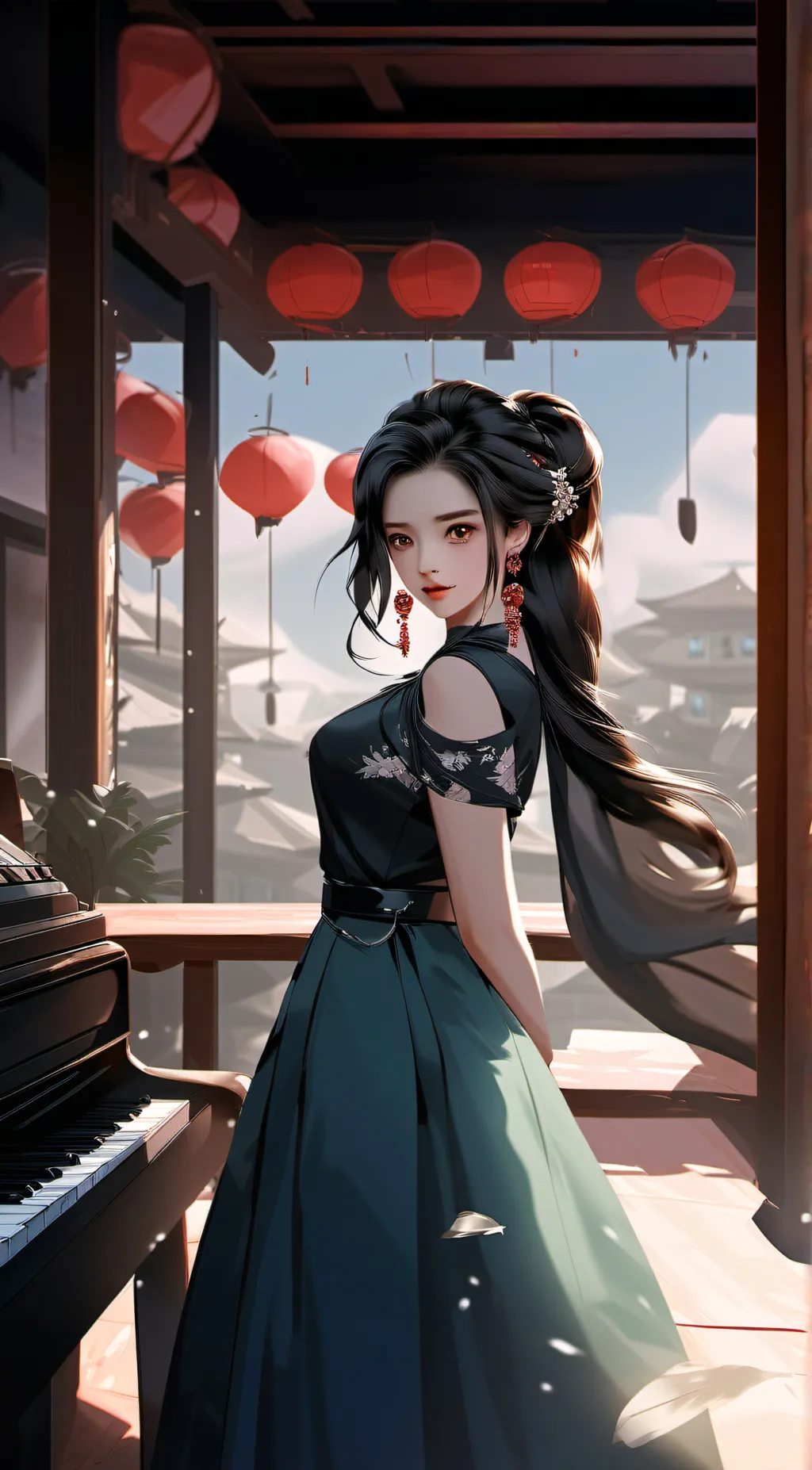 ai character: Crystal background