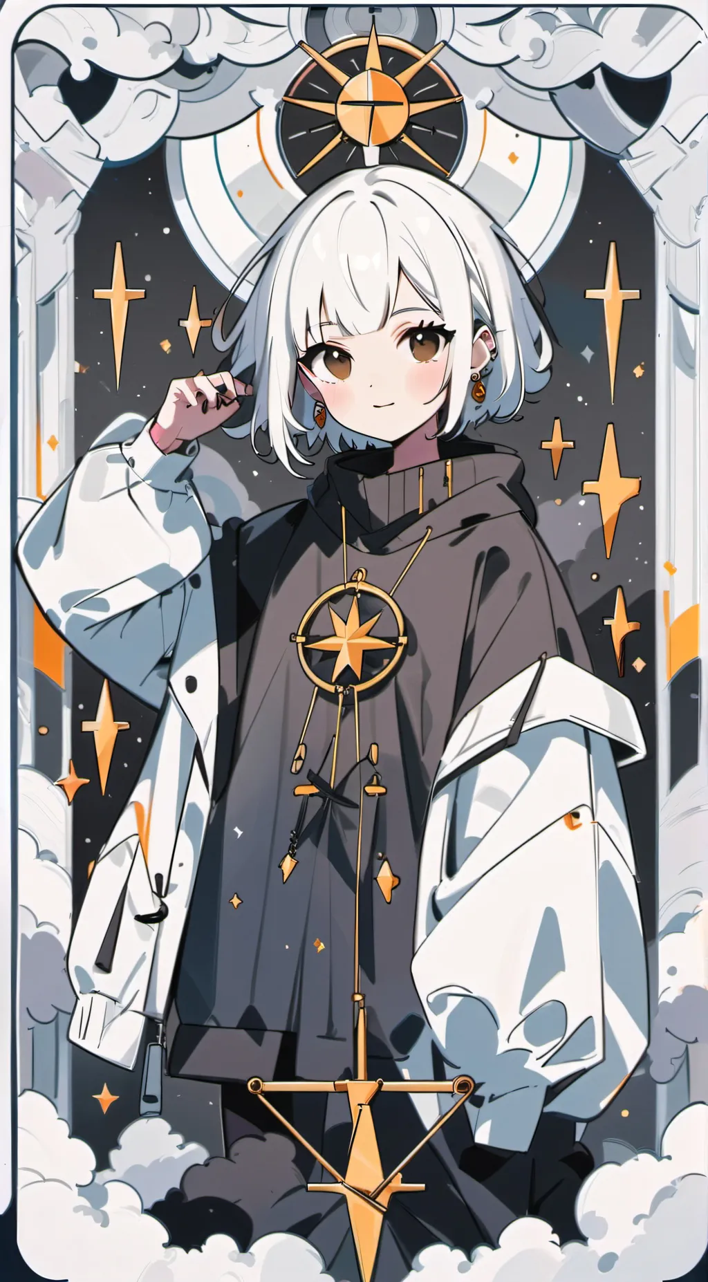 ai character: ash background