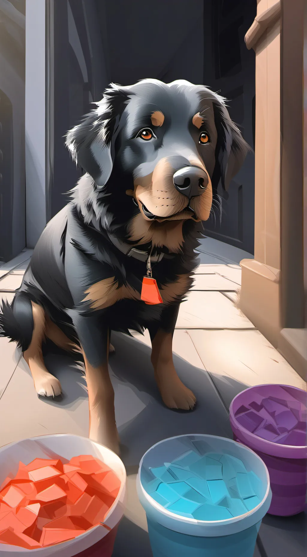 ai character: Deago background