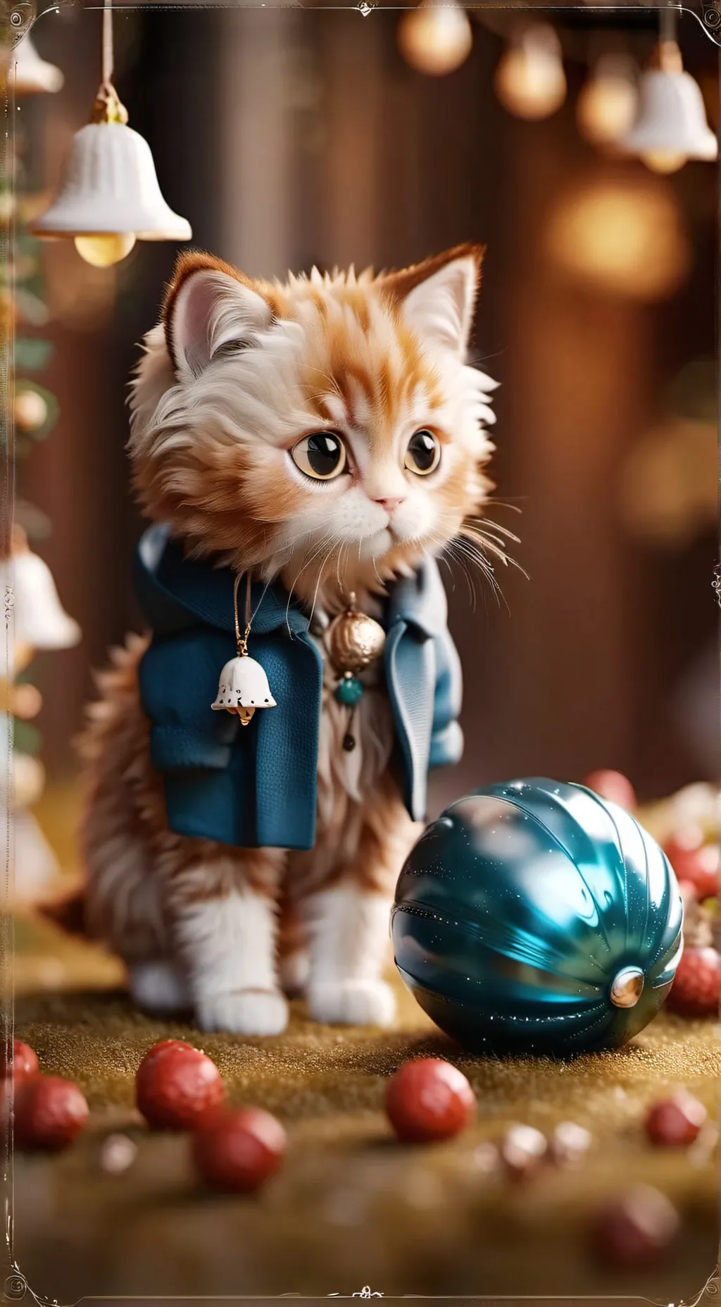 ai character: homeless kitten background