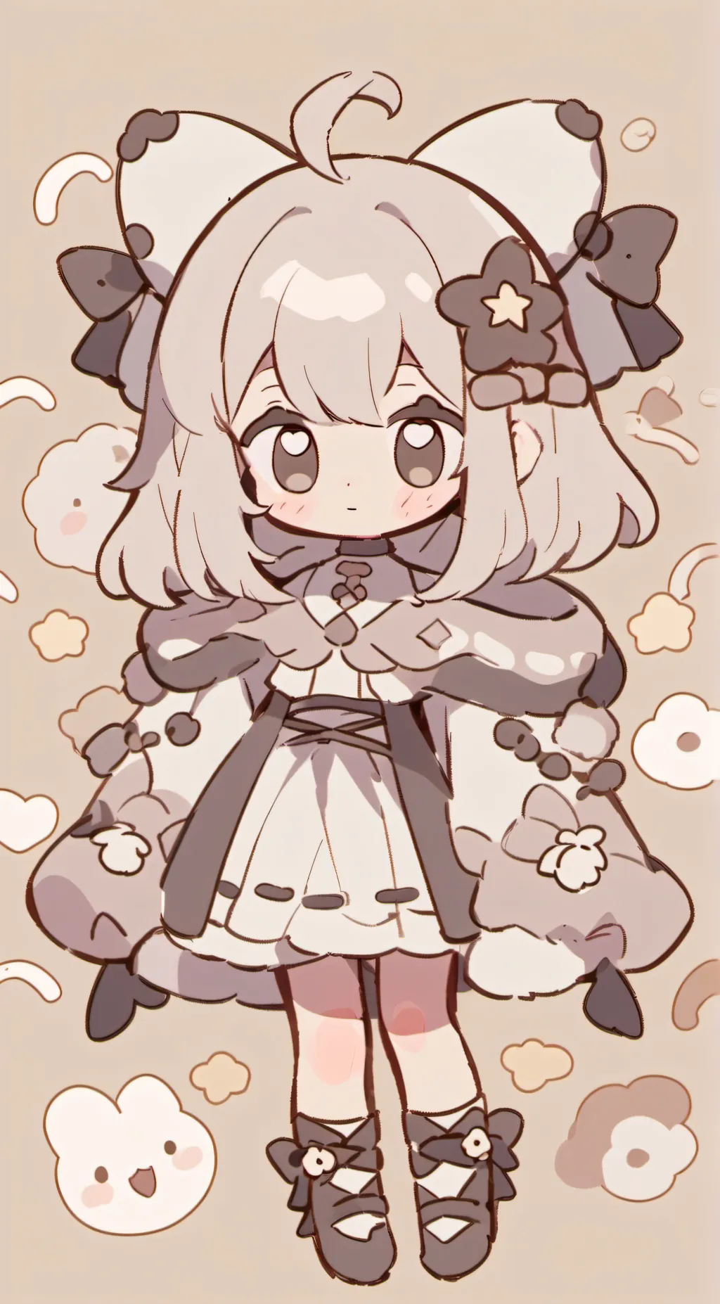 ai character: Little sis background