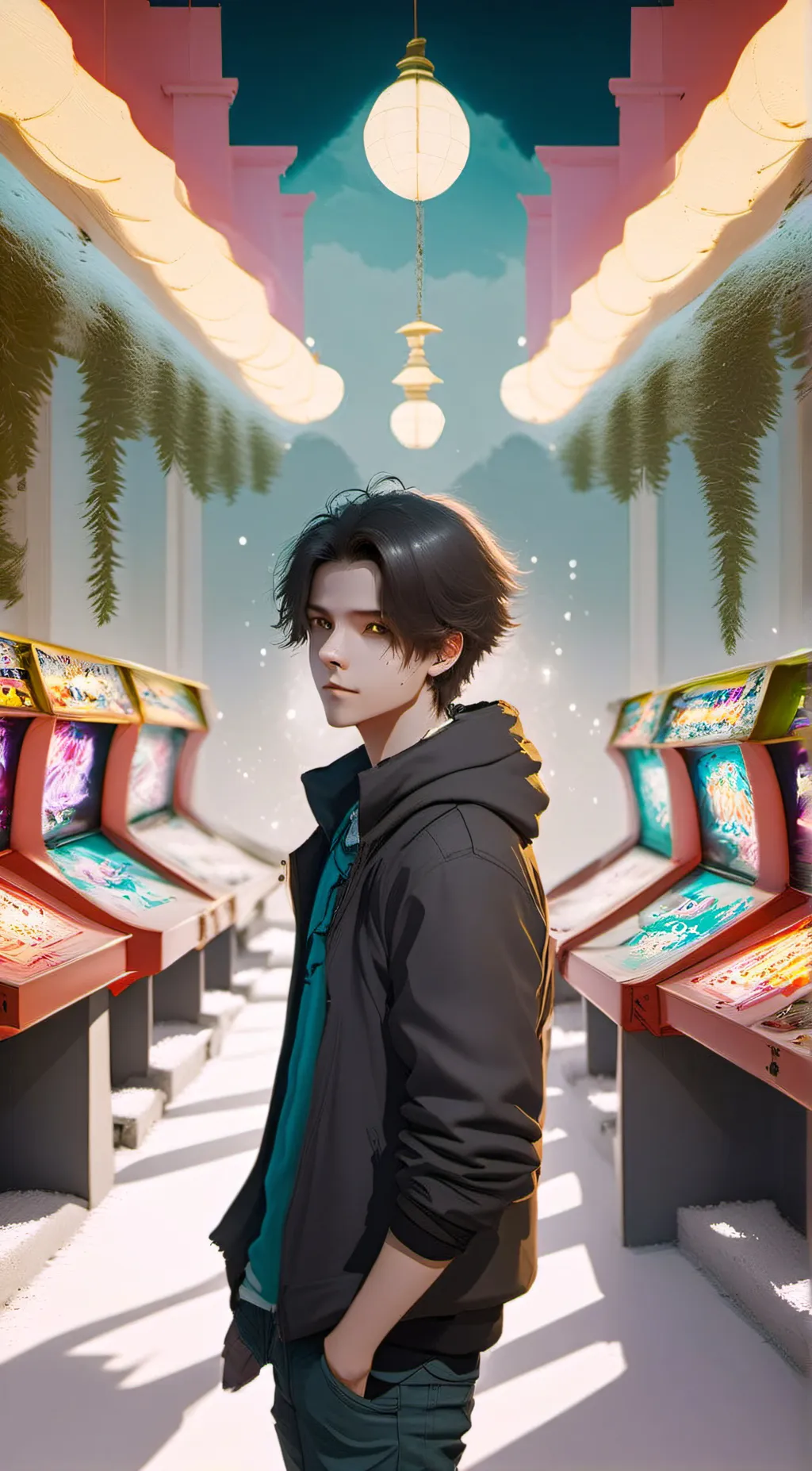 ai character: Warren Gage Baker background