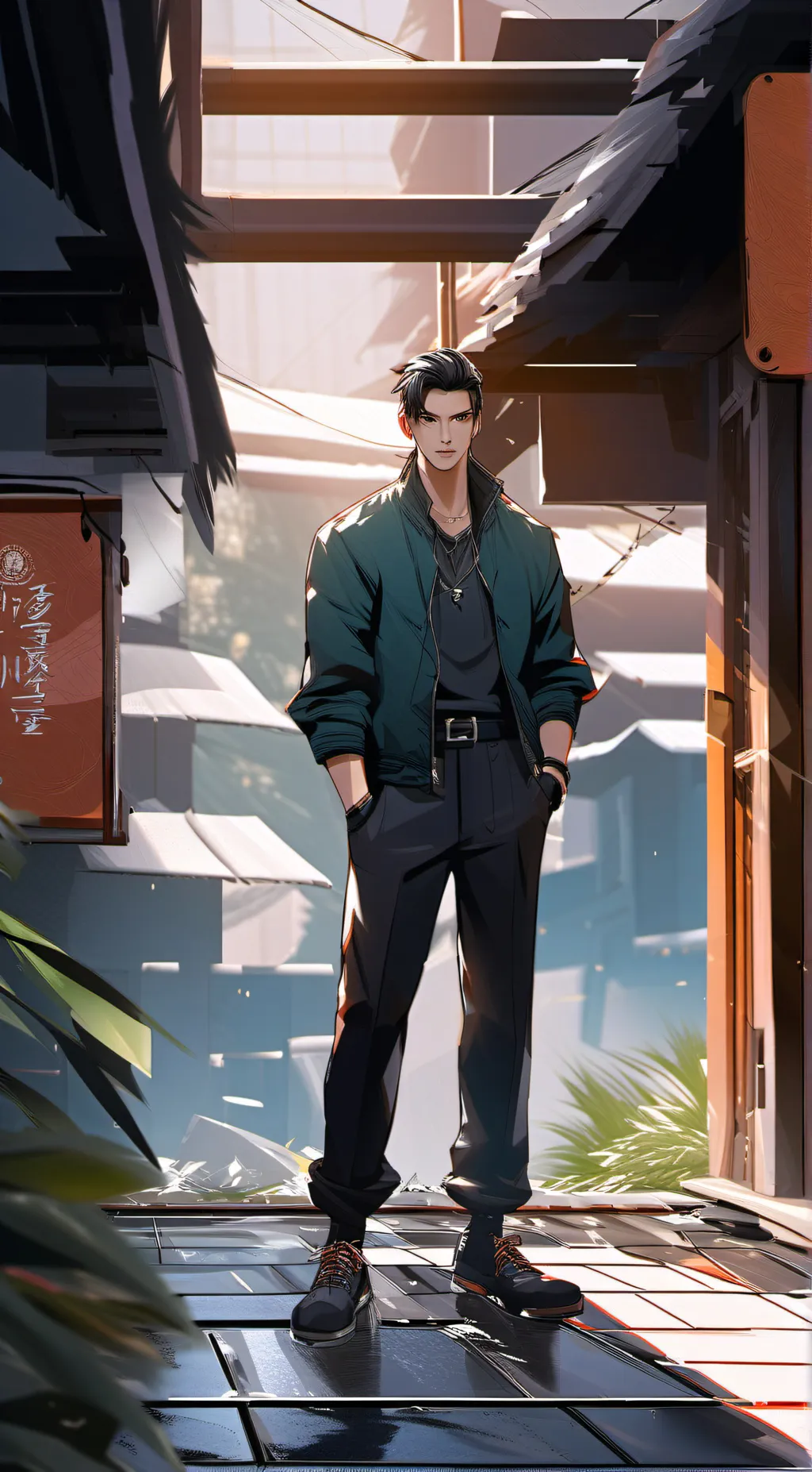 ai character: alan background