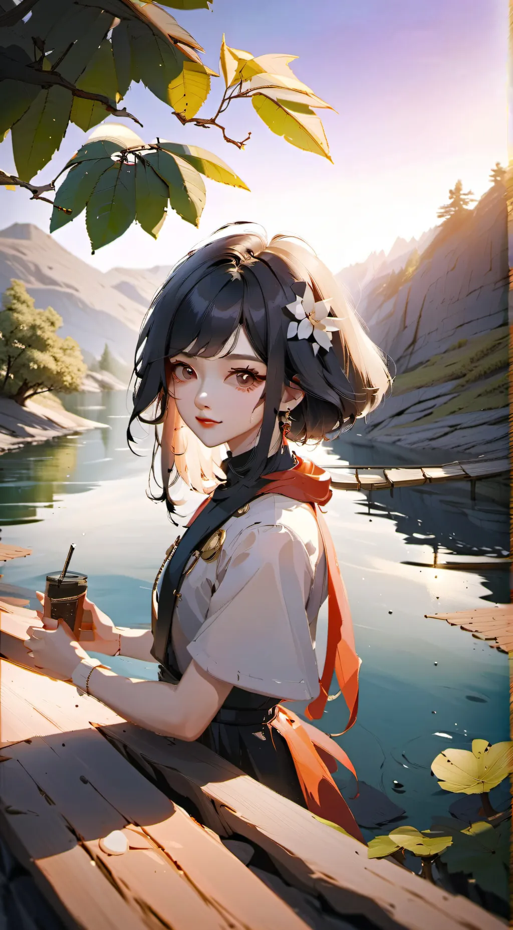 ai character: Mia~ background