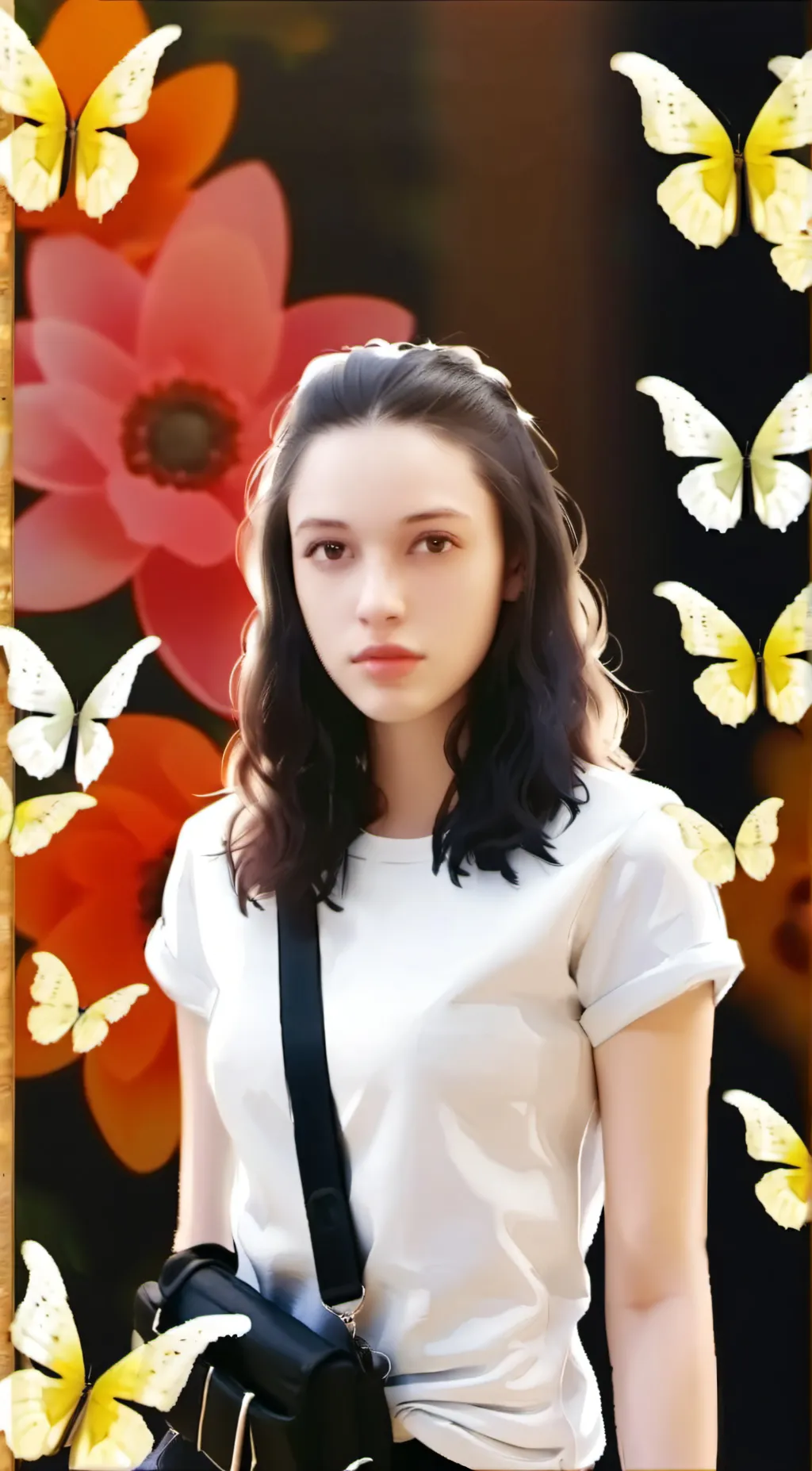 ai character: Rose background