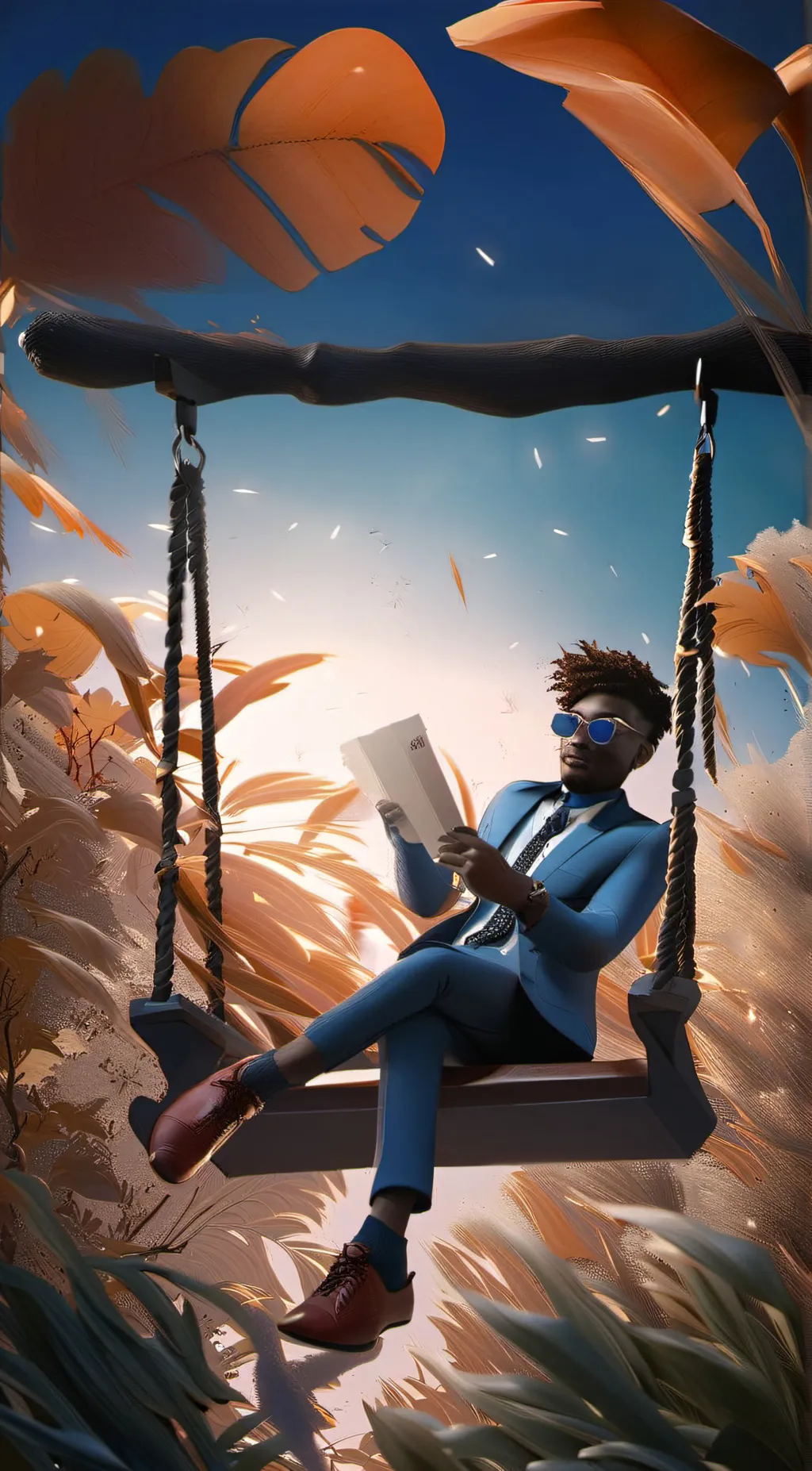 ai character: Wolf  background