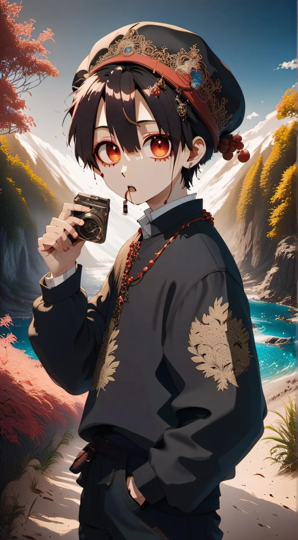 ai character: Hanako background