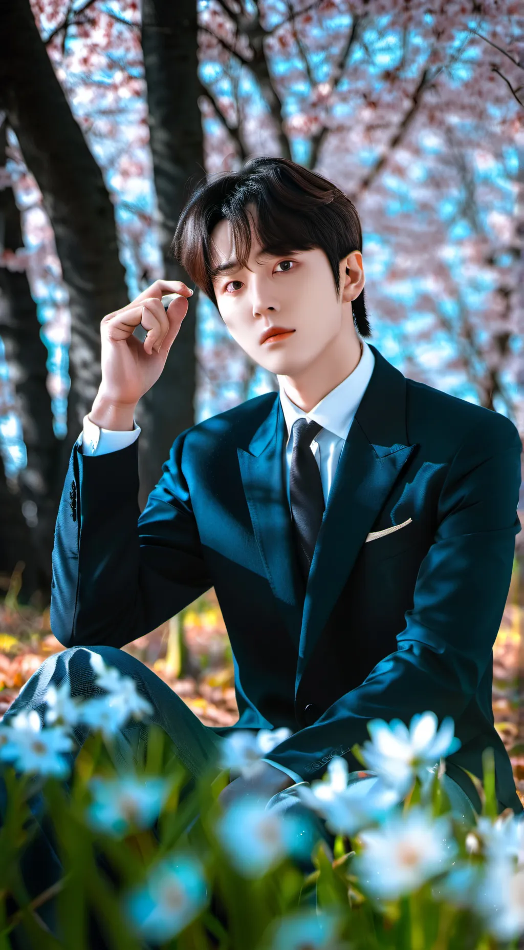 ai character: Yeonjun  background