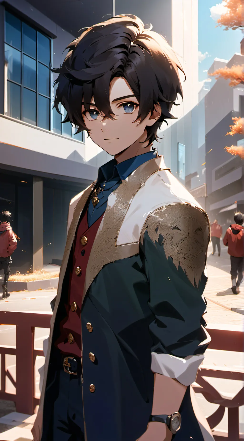 ai character: Leo background