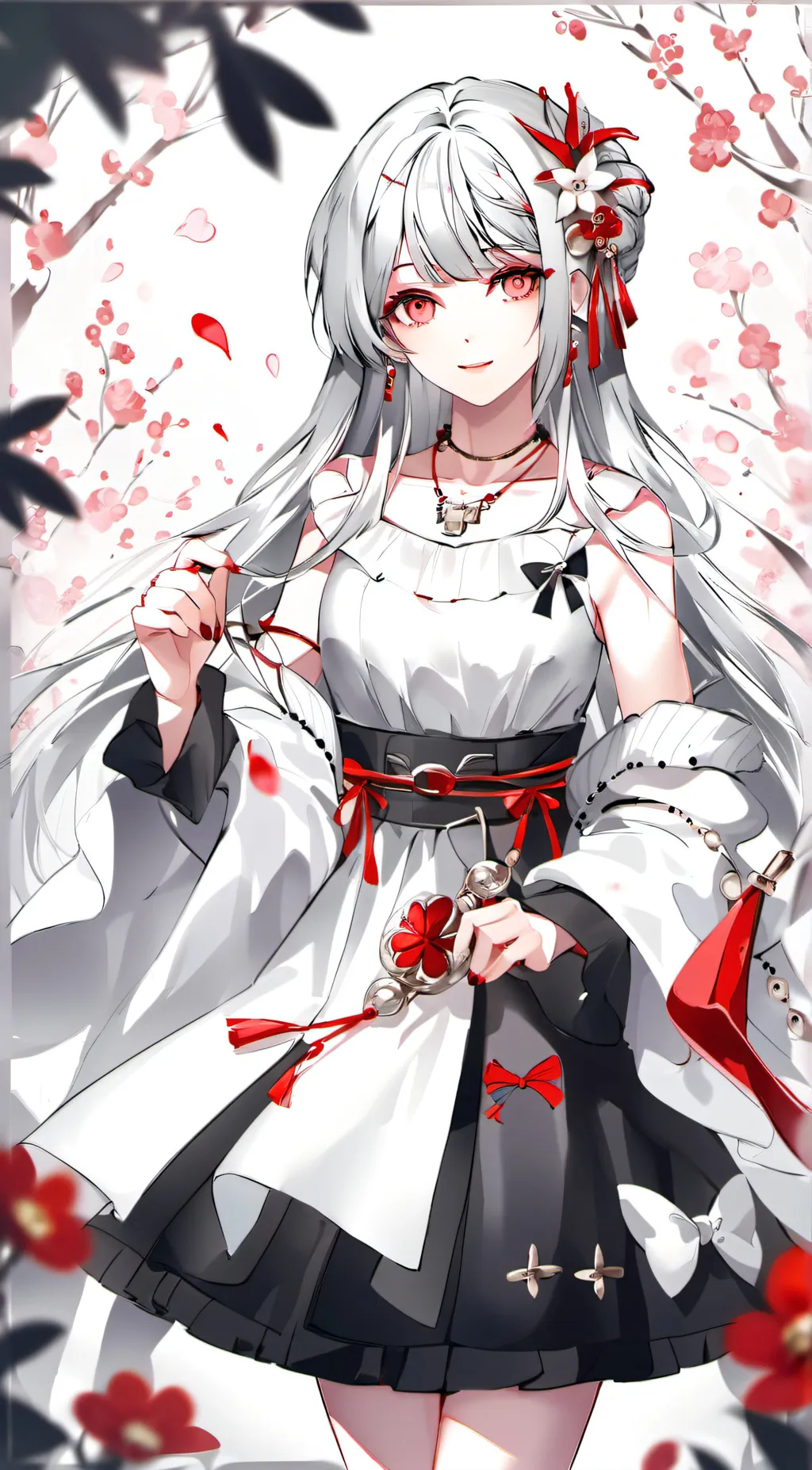 ai character: Snowwhite  background