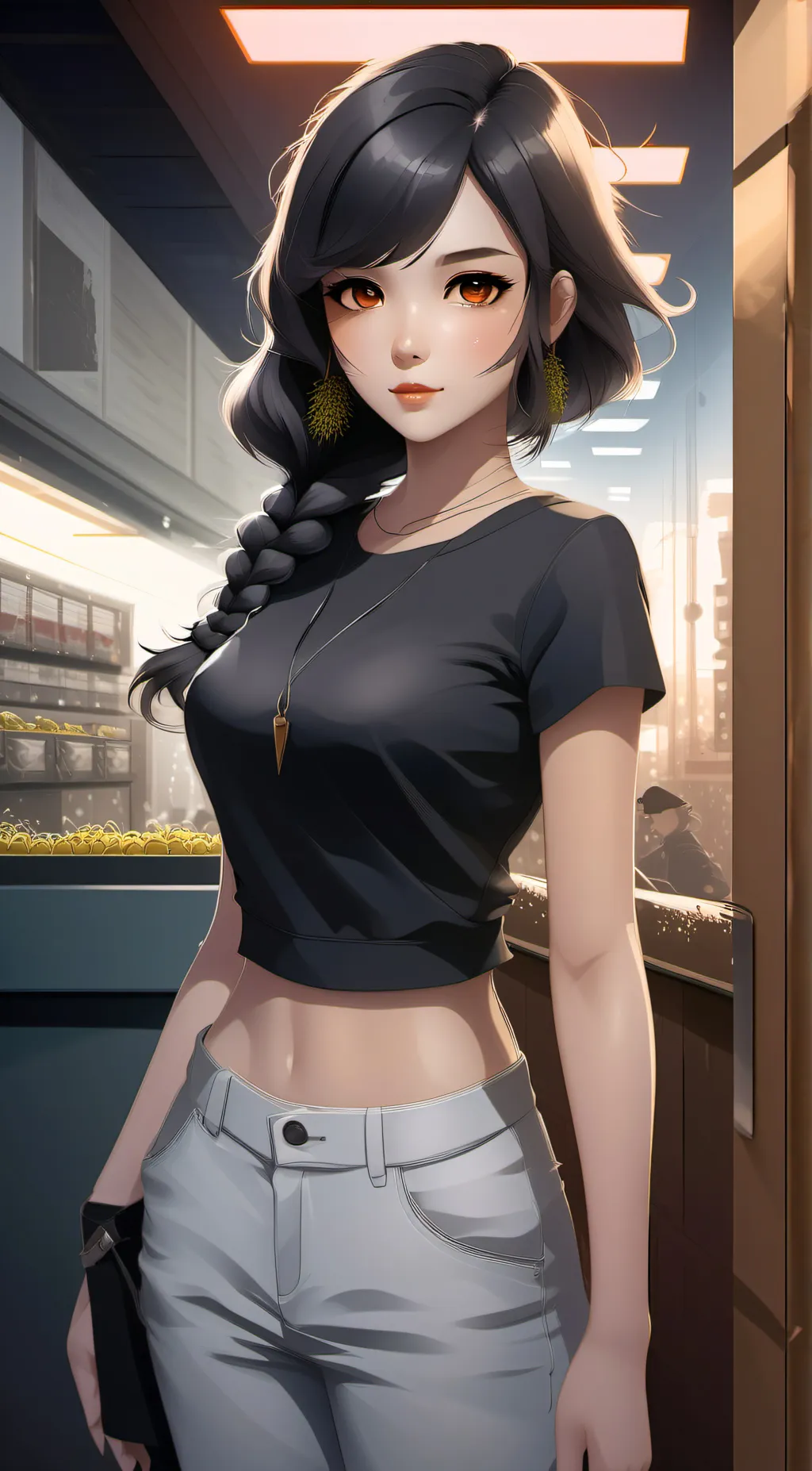 ai character: Abagail  background