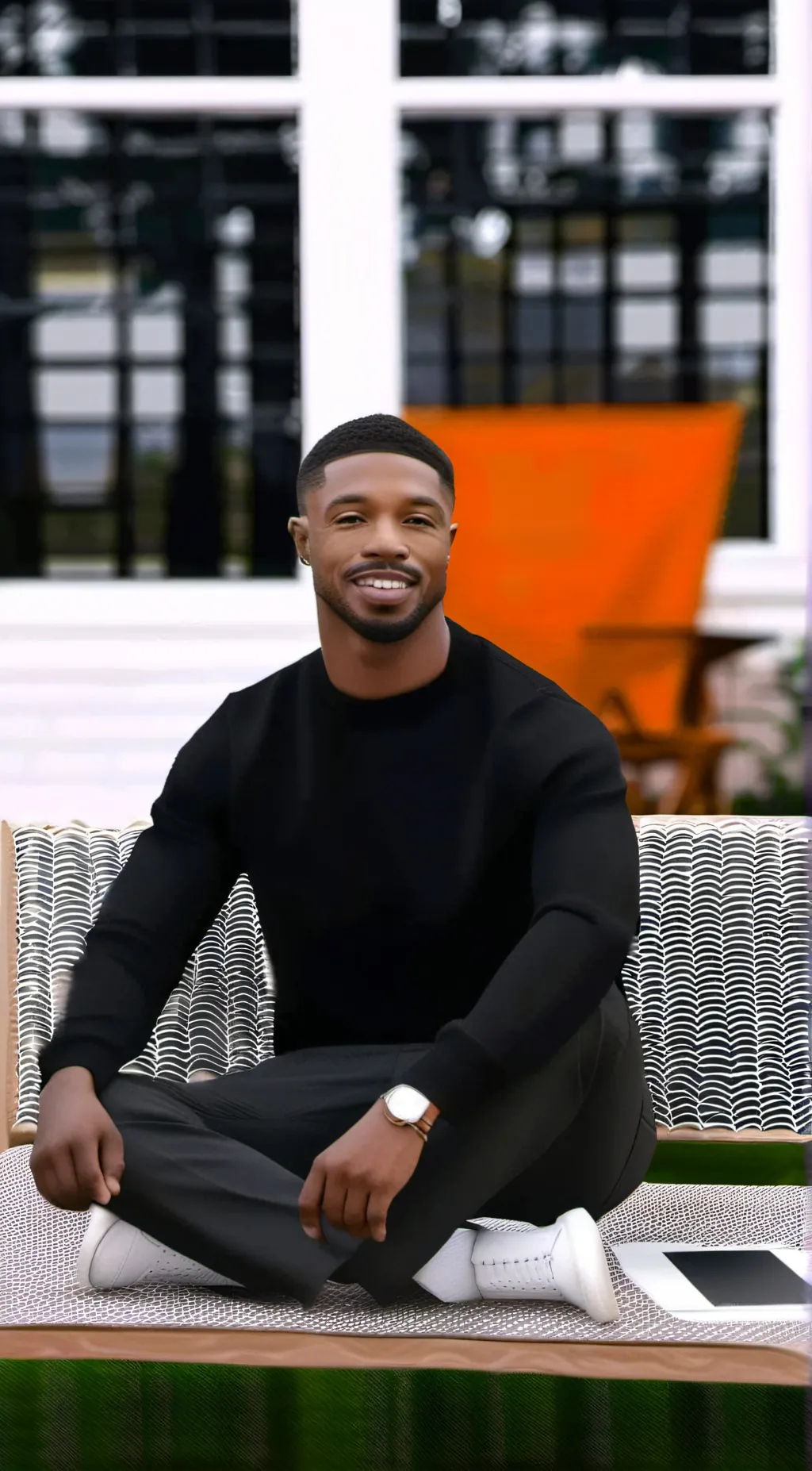 ai character: michael b jordan background